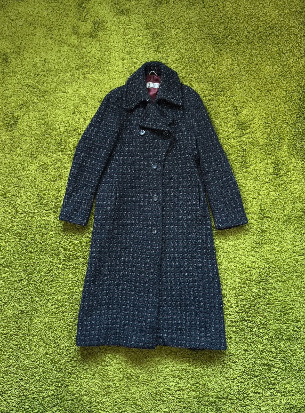 コート Max Mara Dark blue wool blend Laveno coat Max Mara DARK BLUE WOOL BLEND LAVENO COAT - Coats - BeyondStyle