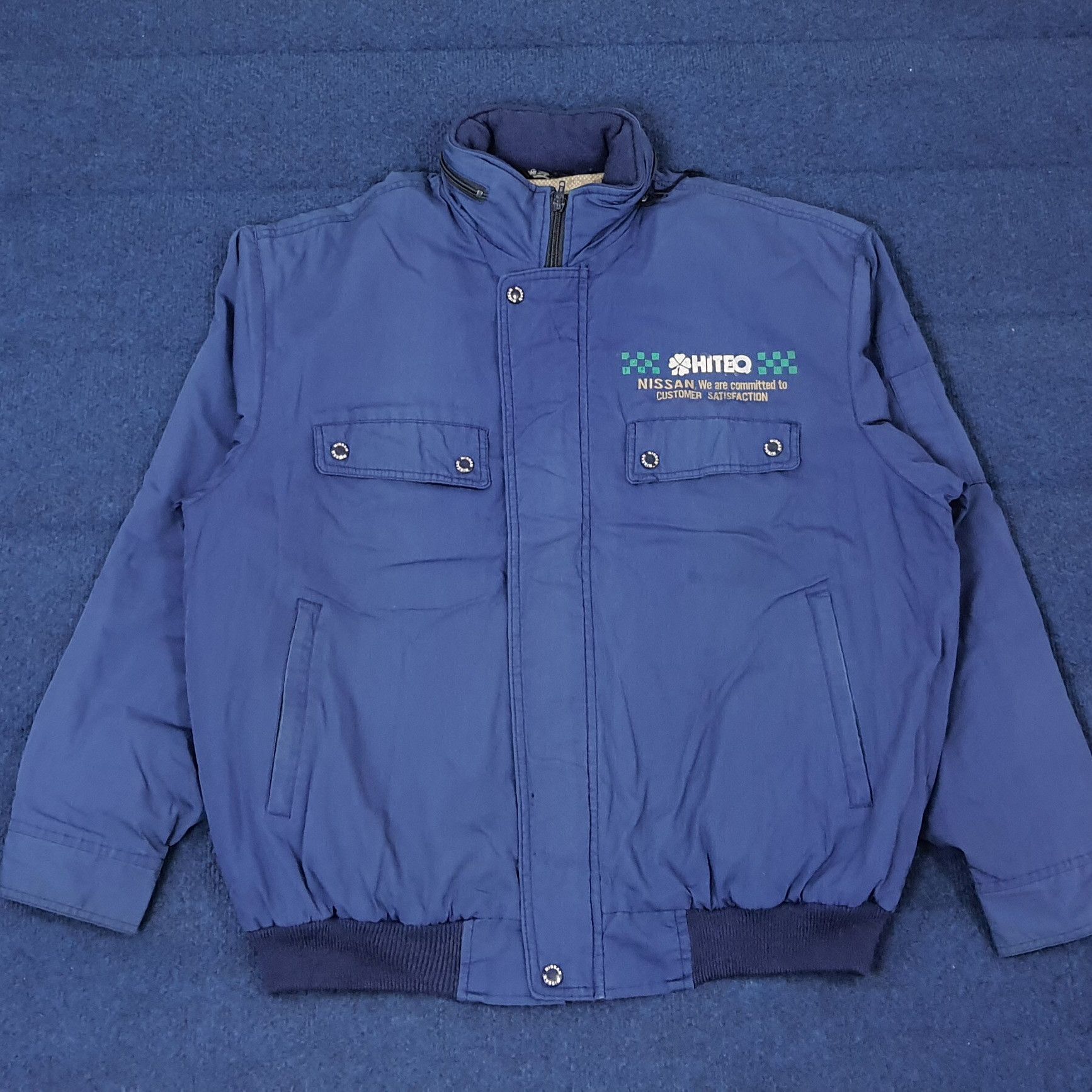 Japanese Brand Vintage NISSAN Racing Team Motorsports Jacket C260N4 Size US XL / EU 56 / 4 - 3 Thumbnail