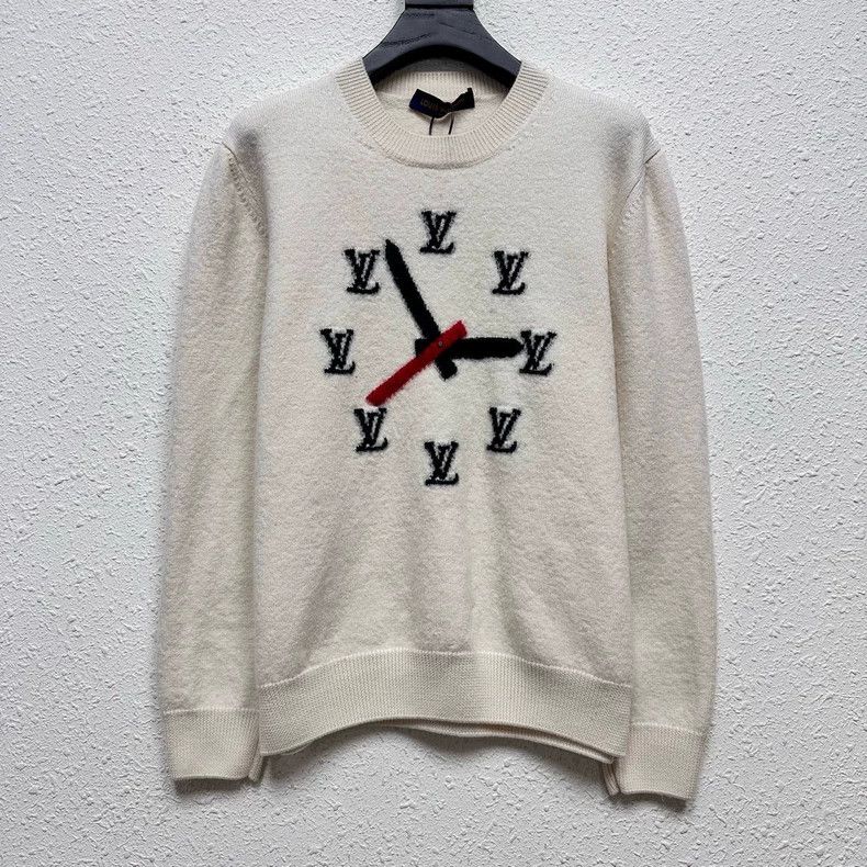 Louis Vuitton Louis Vuitton Clock Logo Sweater Size US XXL / EU 58 / 5 - 1 Thumbnail