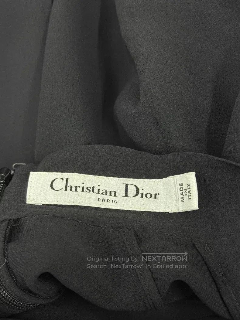 Dior Dior Black silk jumpsuit Size 26" / US 2 / IT 38 - 4 Thumbnail