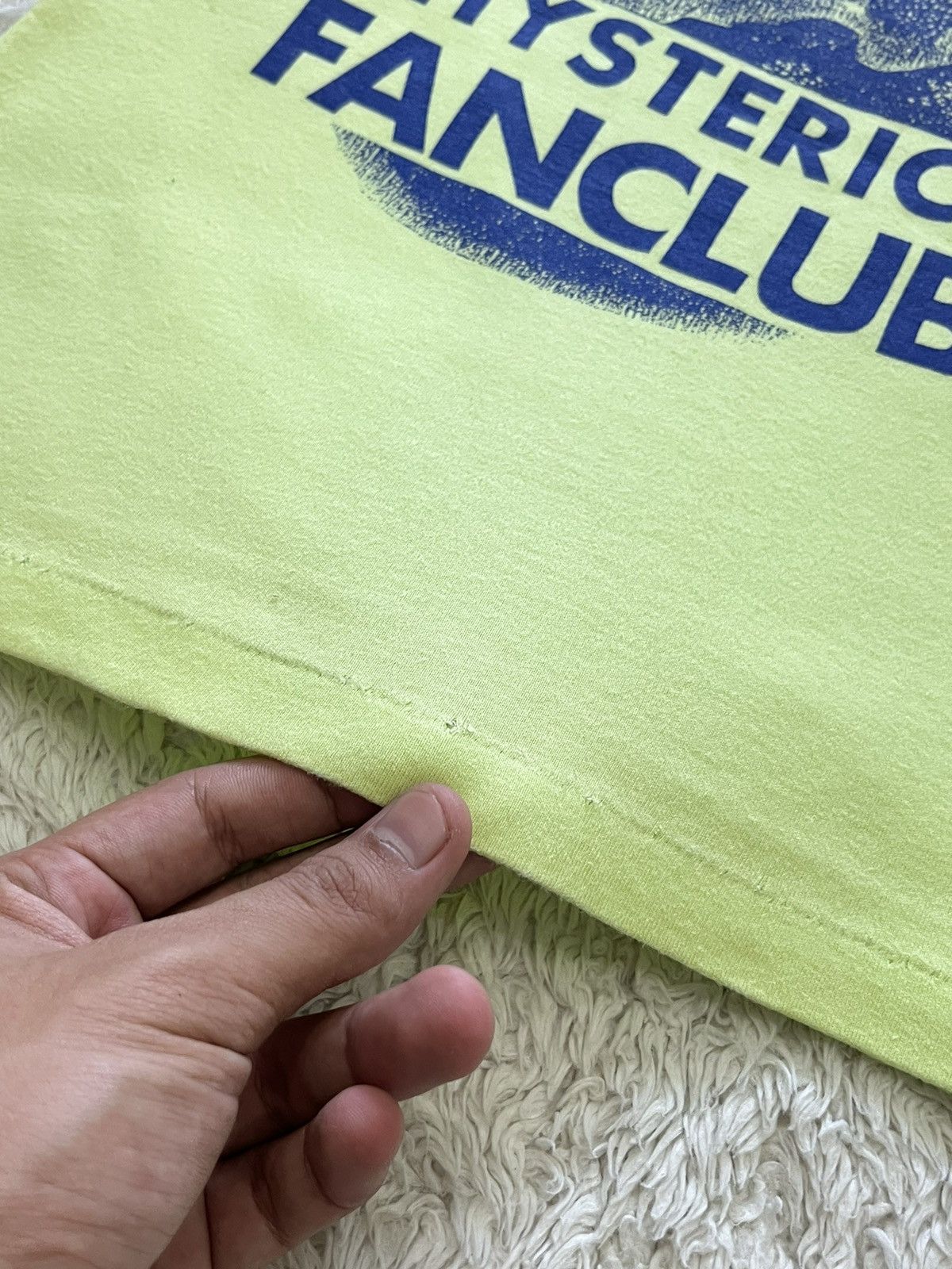 combo vintage hysteric glamour crop tee & corduroy skirt