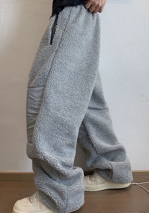 Japanese Brand × Vintage Outdoor retro y2k knee panel fleece baggy pants Size US 32 / EU 48 - 4 Thumbnail