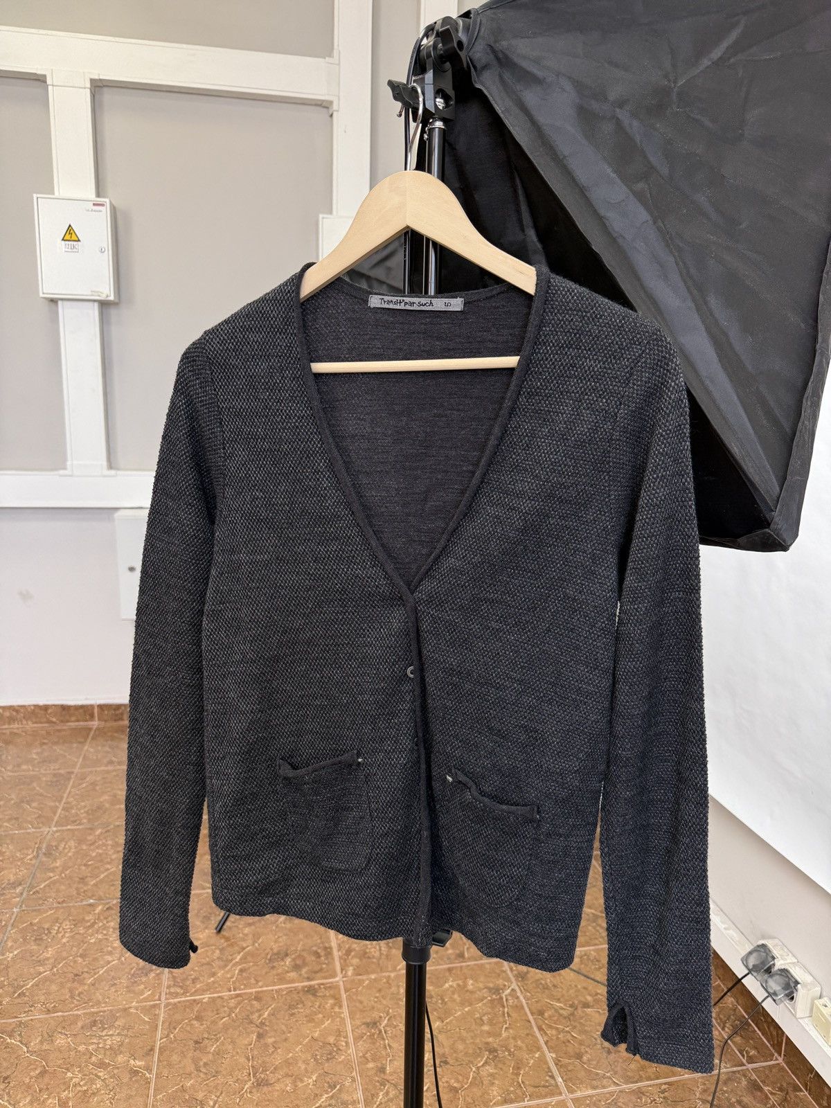 Transit 🇮🇹 Transit Wool Cardigan Avant Gard Made in Italy Rare Retro Size M / US 6-8 / IT 42-44 - 1 Thumbnail
