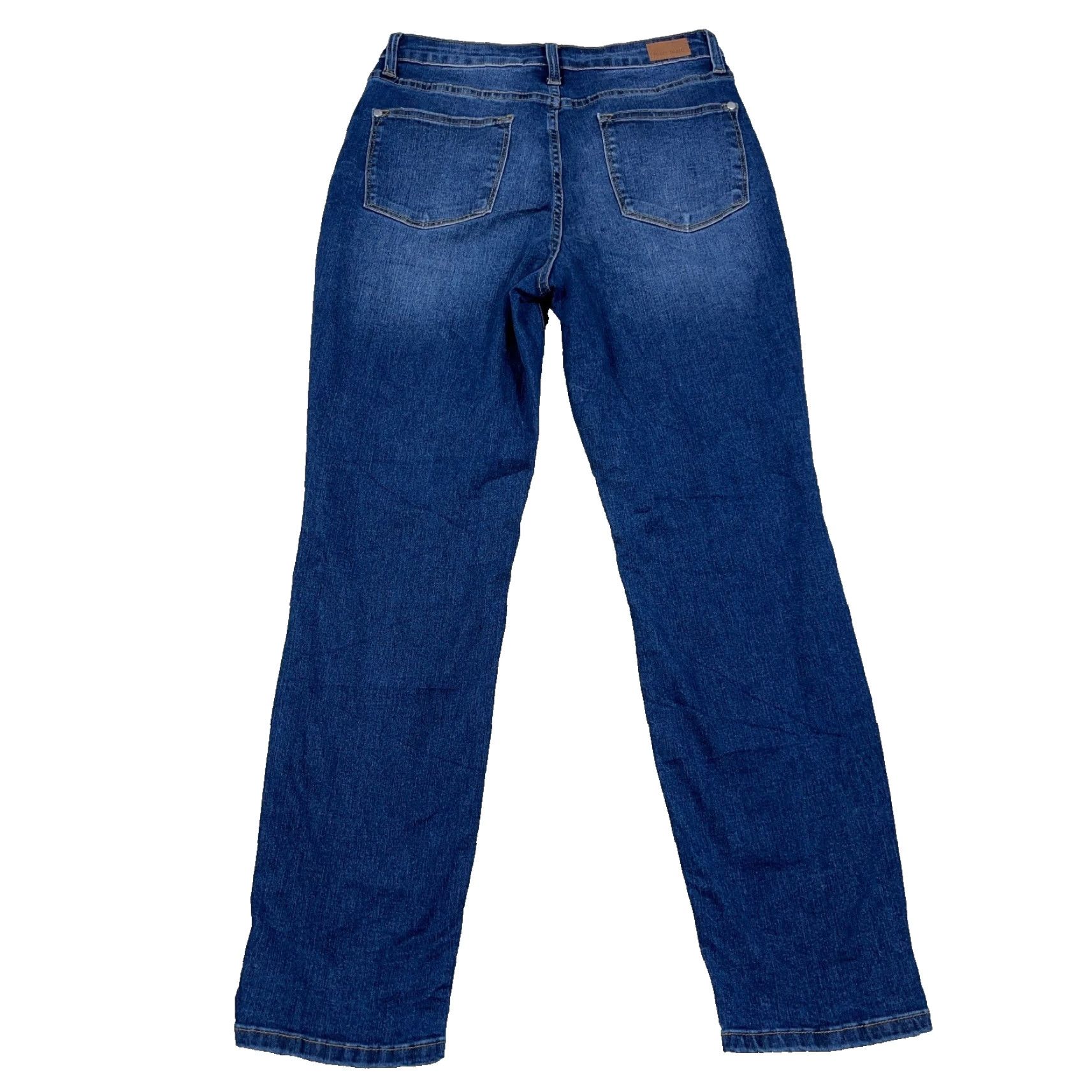 Denime Judy Blue Jeans Women 27 Boyfriend Fit Med Wash Denim Blue 5-Pocket Design Regular Stretch Pants A45 Size 27" / US 4 / IT 40 - 2 Thumbnail