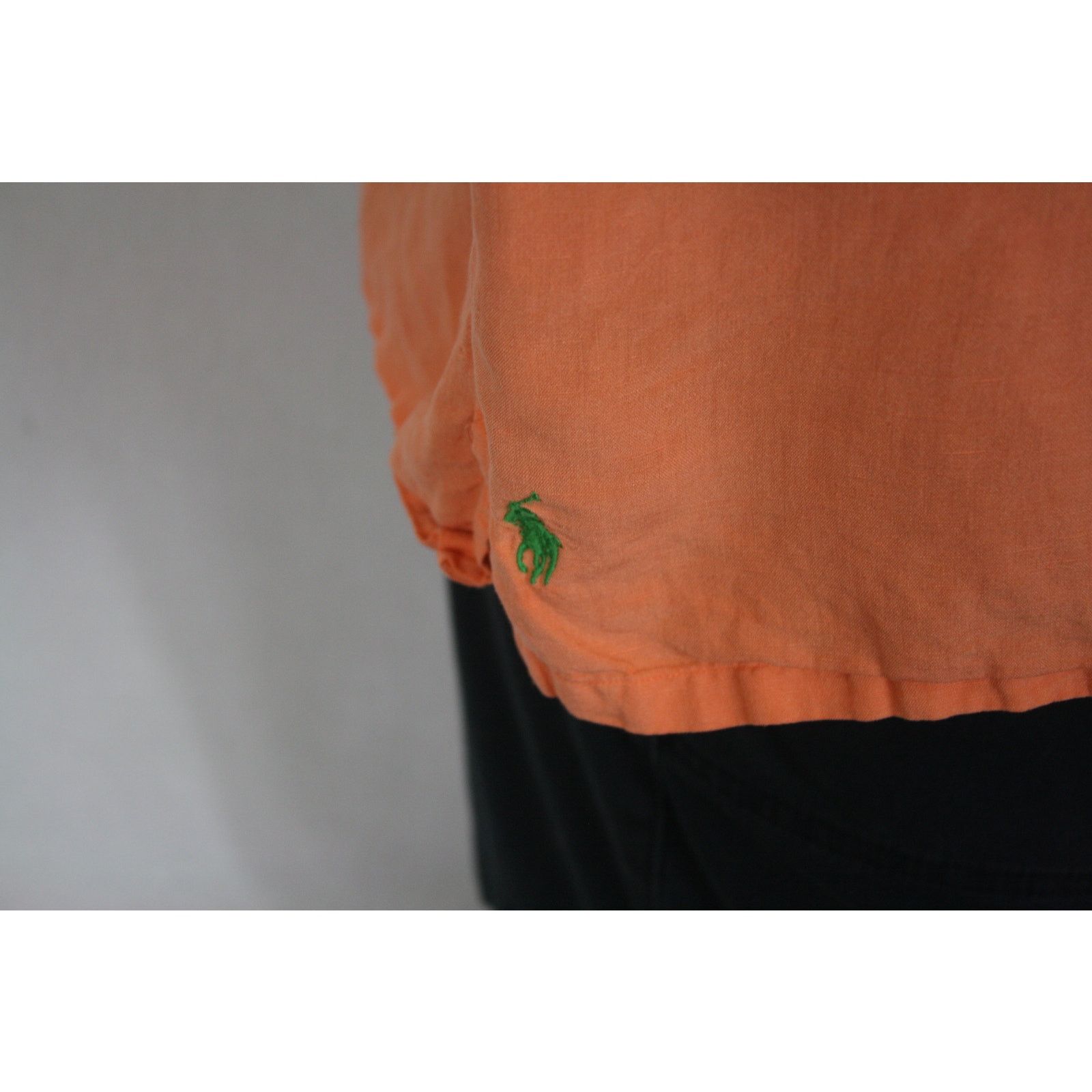 Polo Ralph Lauren Polo Ralph Lauren Silk Linen Loop Collar Camp Shirt XL Size US XL / EU 56 / 4 - 2 Thumbnail