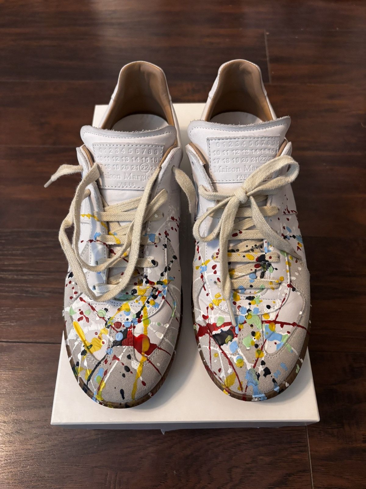 Maison Margiela Replica Gats Paint Splatter