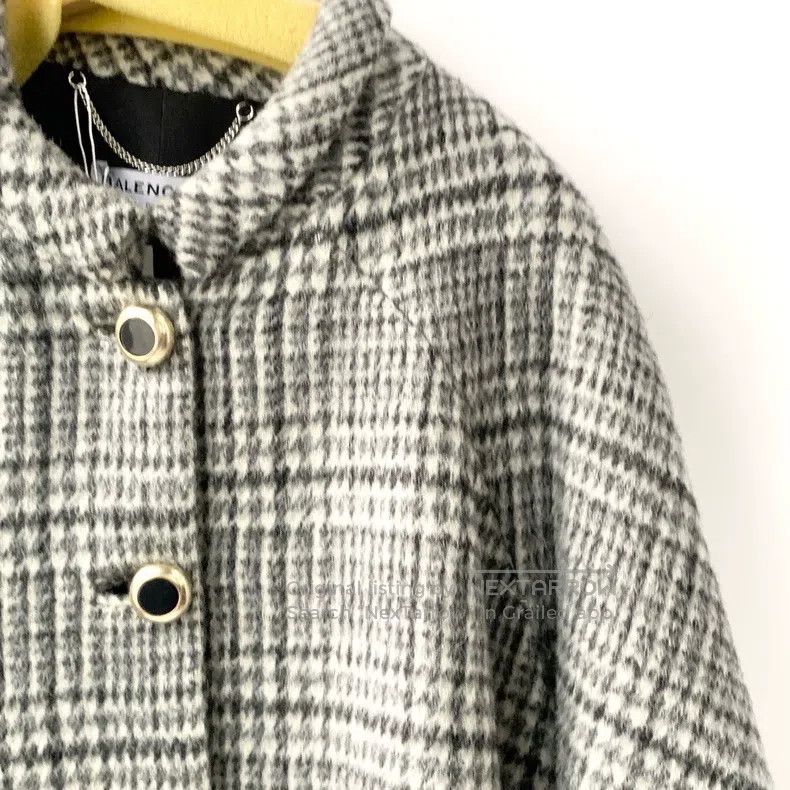 Balenciaga Balenciaga Classic houndstooth coat, size 34 Size XXS / US 00 / IT 34 - 5 Thumbnail