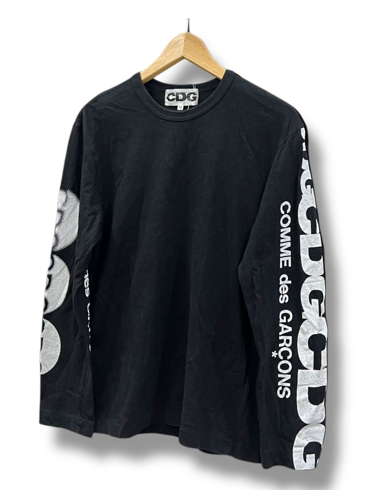 Comme des Garcons Comme des Garçons CDG Long Sleeve Logo Tee (Made in Japan) Size US M / EU 48-50 / 2 - 6 Thumbnail
