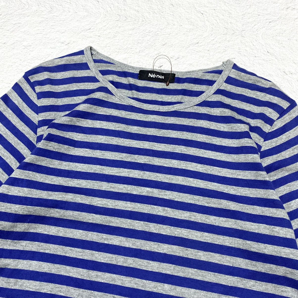 Issey Miyake 🔥SALE🔥 Iseey Miyake ne-net stripe longsleeve Size US M / EU 48-50 / 2 - 2 Thumbnail