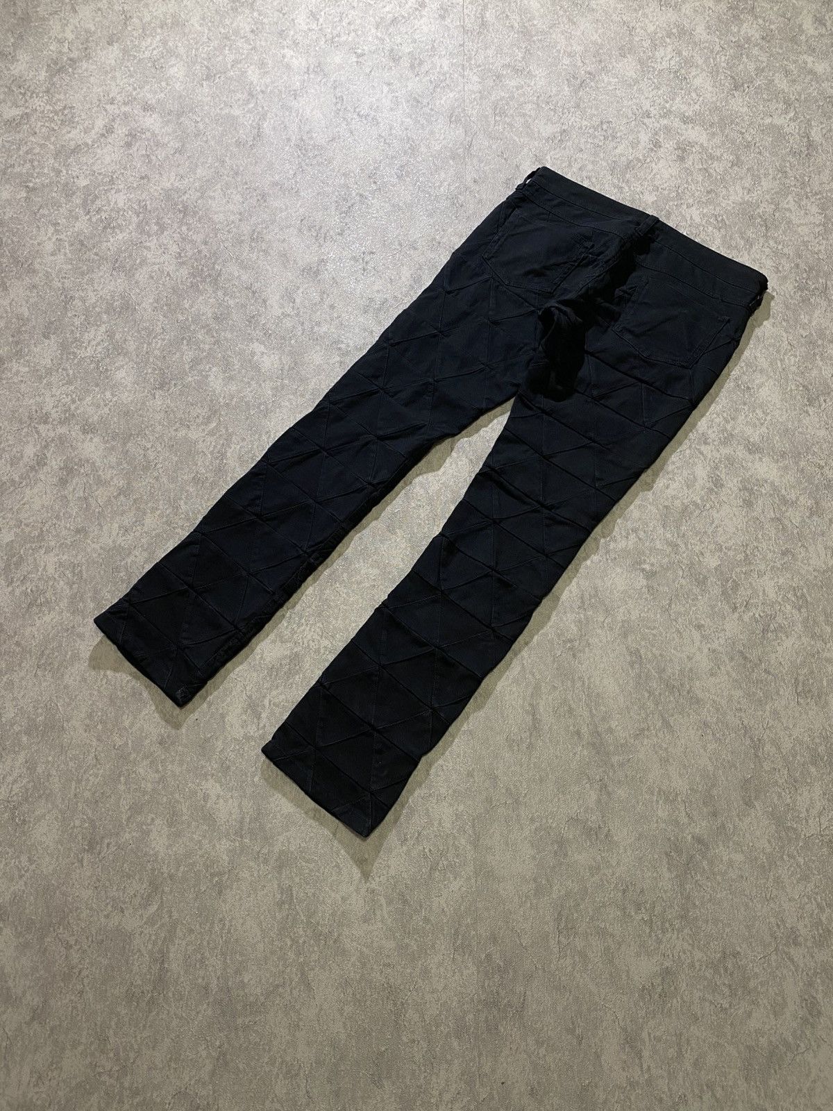 Isabel Marant Isabel Marant Black Quilted Diamond Pants Tapered Size US 28 / EU 44 - 2 Thumbnail