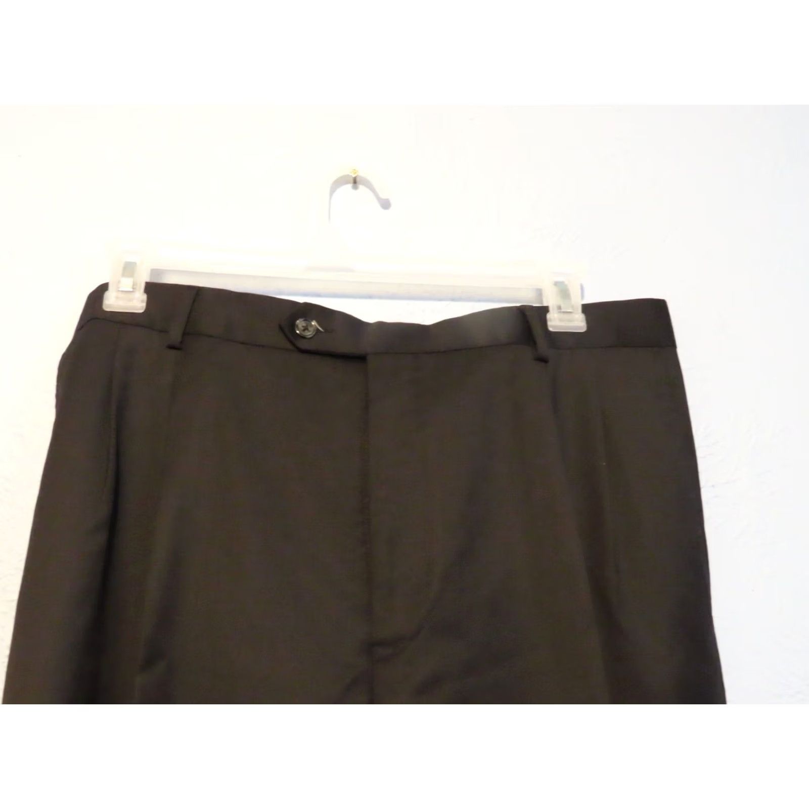 Vintage Profilo NAVY Pants Dress Pants Wool 38 Navy Cuffed Pleated 29in Inseam Men Mens Size US 38 / EU 54 - 2 Thumbnail