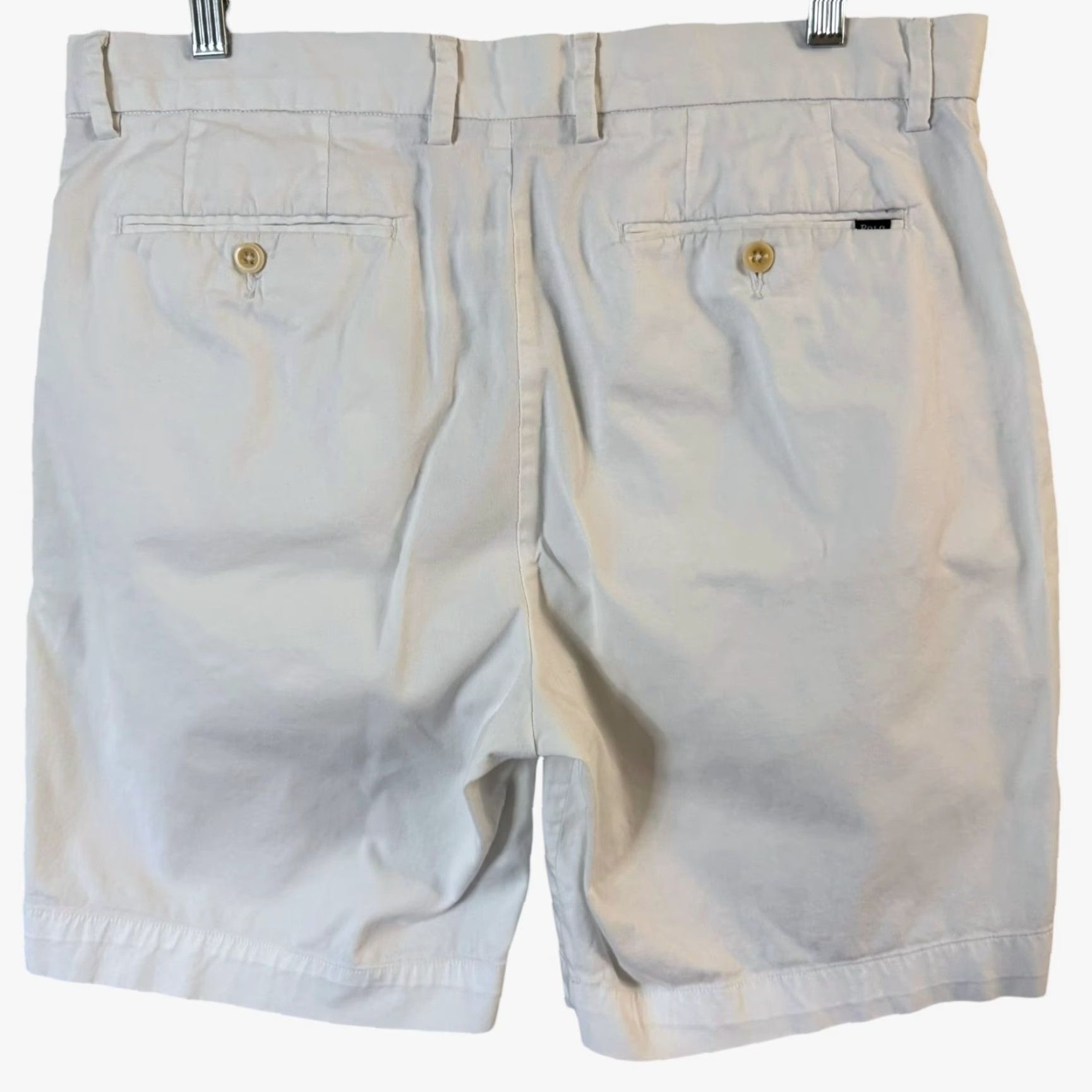 Polo Ralph Lauren Polo Ralph Lauren Chino Short White Stretch Classic-Fit Men 33 Vacation Casual Preppy Size US XS / EU 42 / 0 - 4 Thumbnail