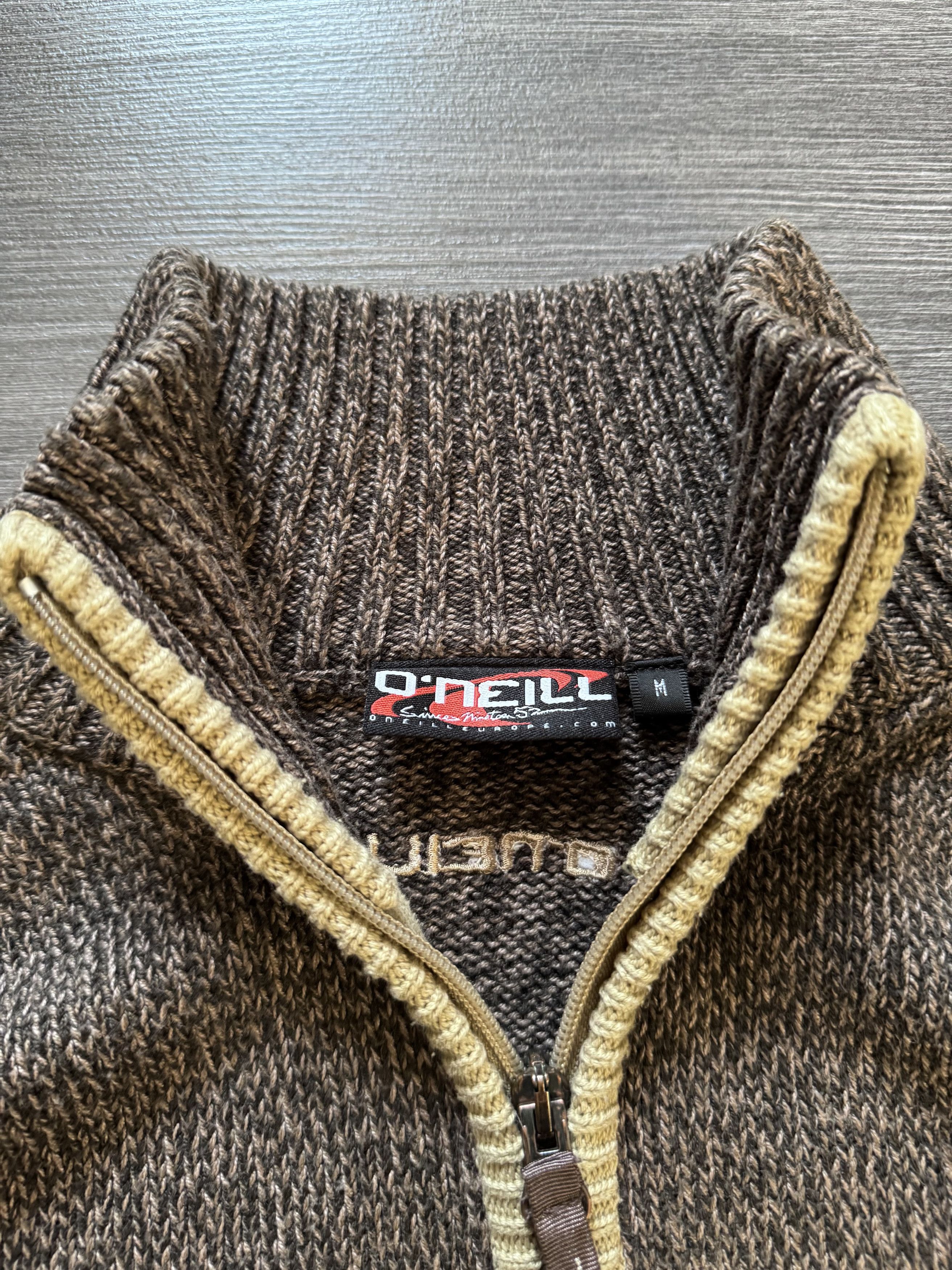 O'Neill Oneill Vintage zip brown sweater Size US M / EU 48-50 / 2 - 5 Thumbnail