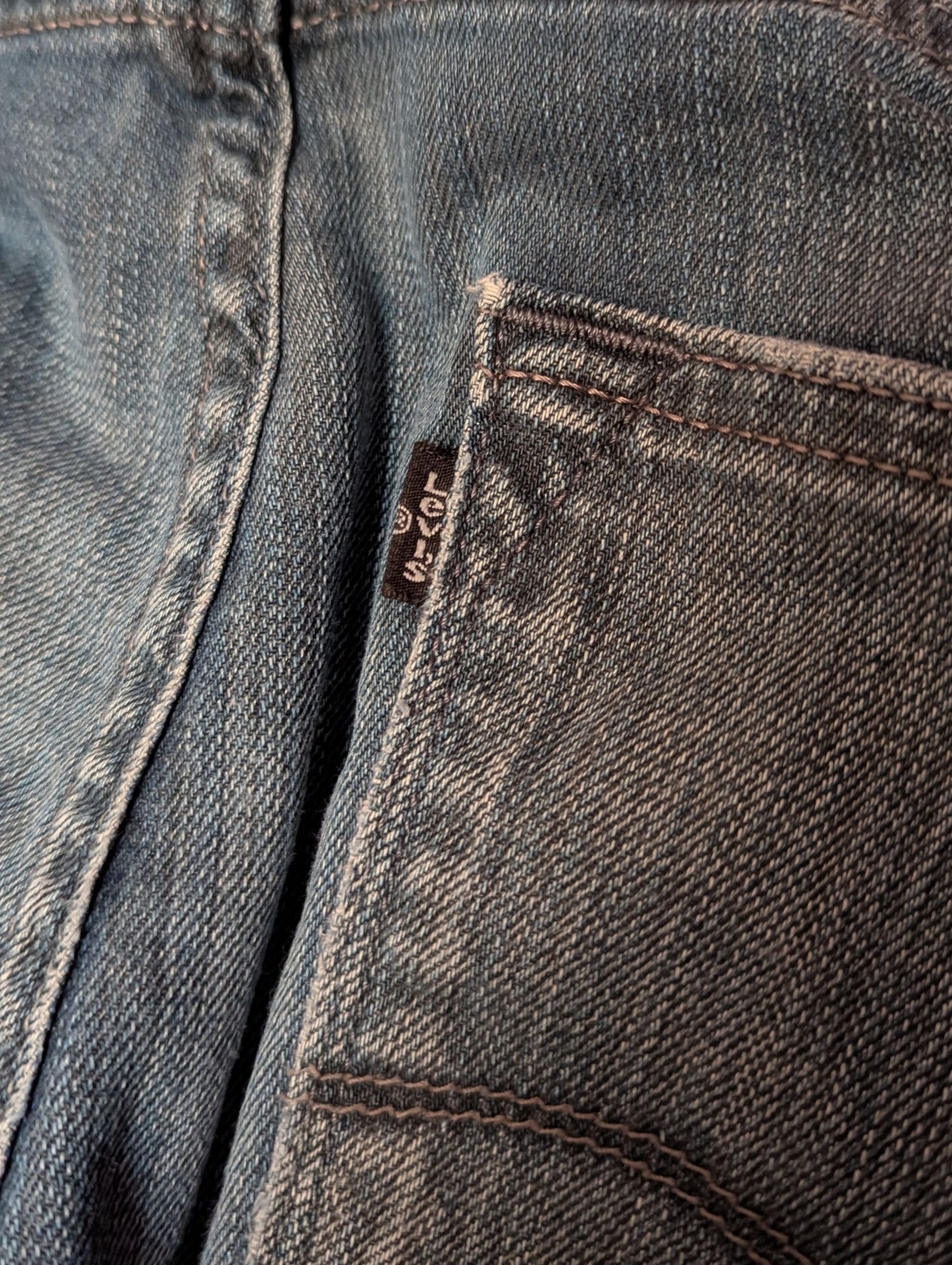 Levi's Levi’s Vintage Selvedge Jeans –Black Bat Special Edition–Y2K Size US 34 / EU 50 - 9 Thumbnail