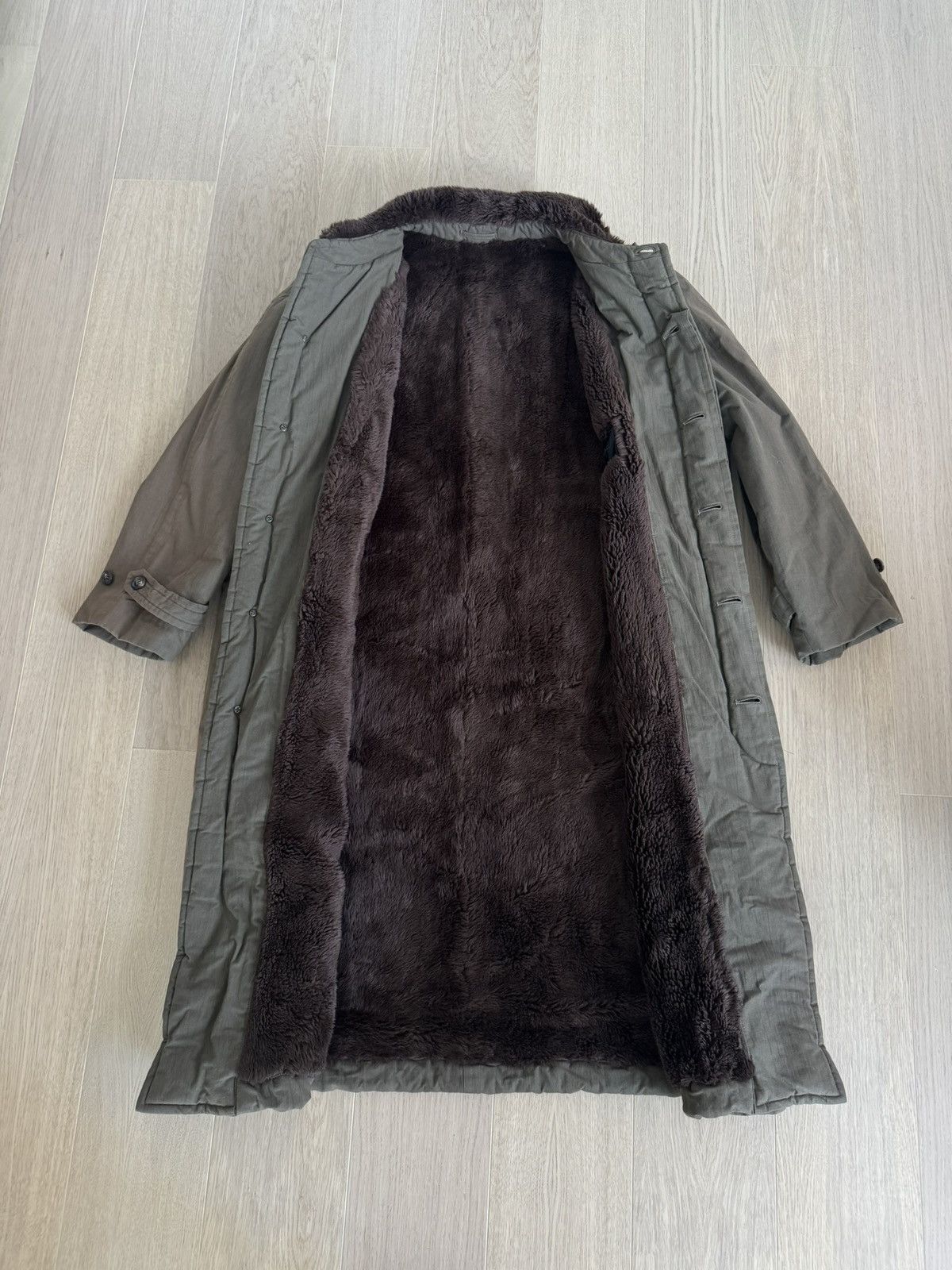 Comme des Garcons Homme Comme des Garçons Homme Vintage Archive Fur-Lined Overcoat Size US XL / EU 56 / 4 - 3 Thumbnail