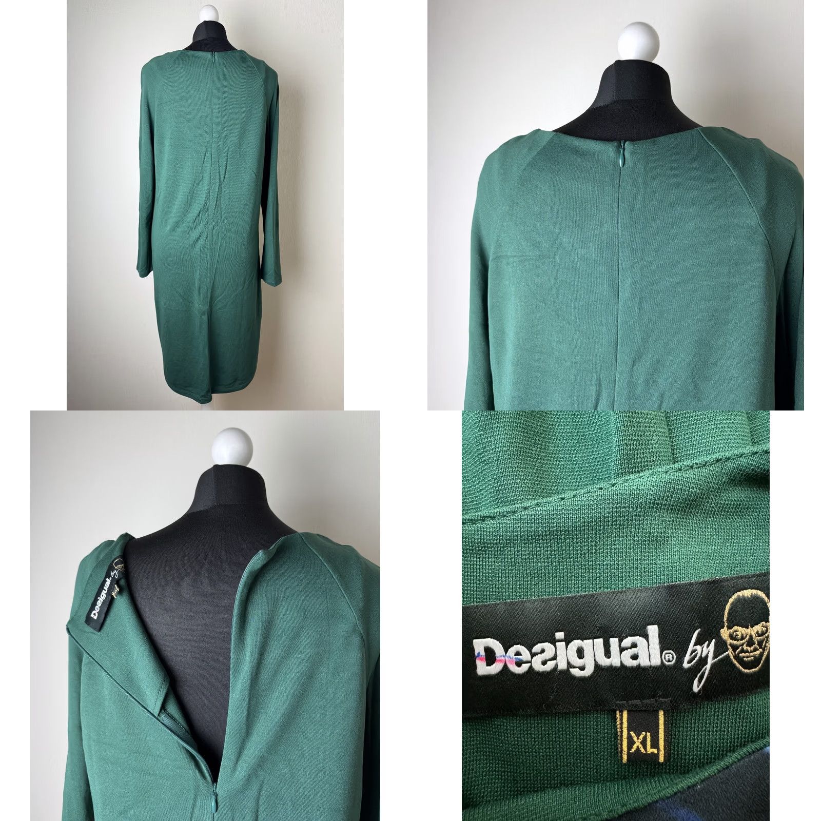 Desigual Desigual Dress Womens XL Multicoloured A-Line Knee Length 91 cm Good condition, has visible small marks on the front Size XL / US 12-14 / IT 48-50 - 8 Thumbnail