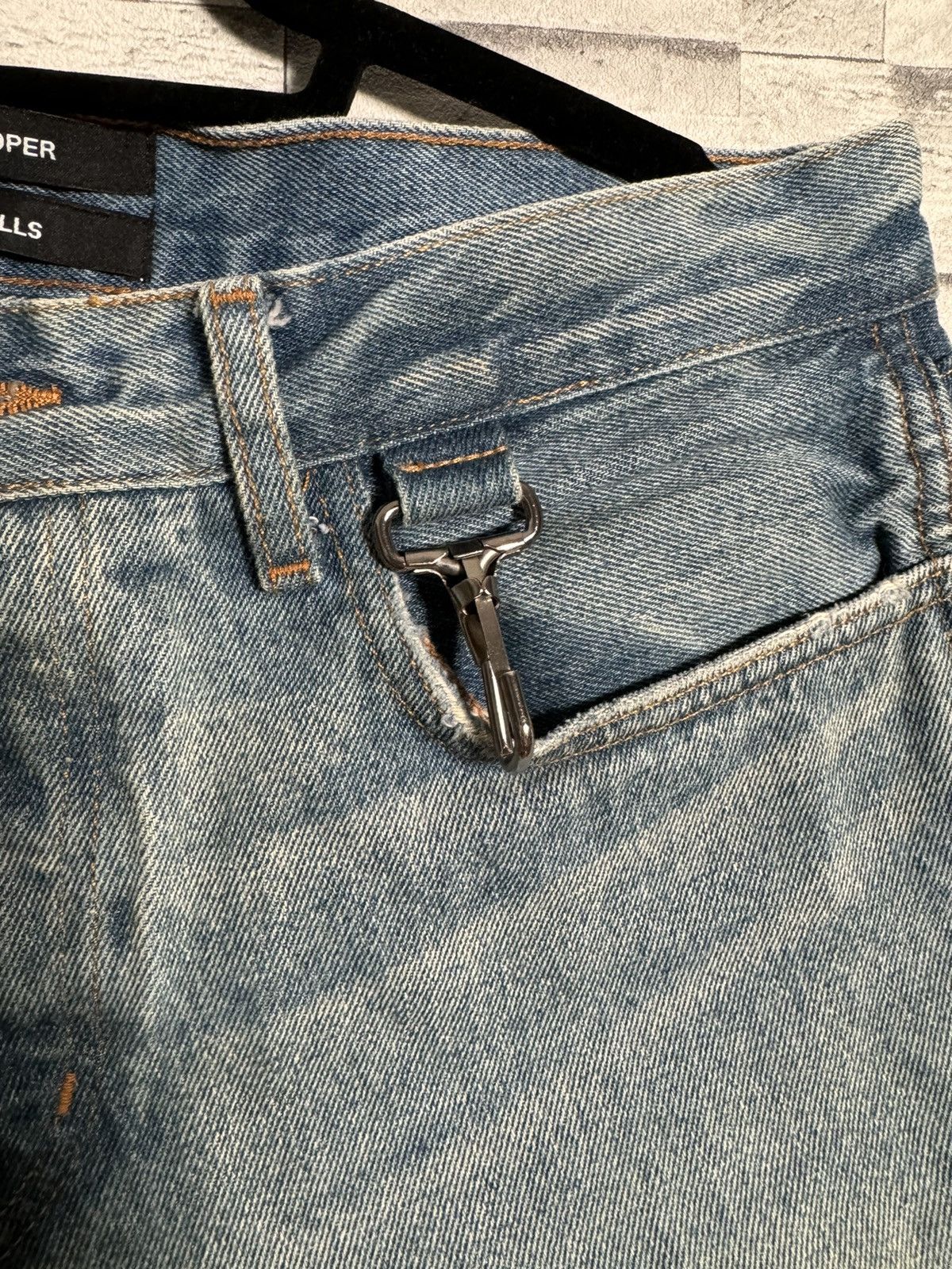 Reese Cooper Reese Cooper If A Tree Falls Denim Blue Jeans 30 Size US 32 / EU 48 - 3 Thumbnail