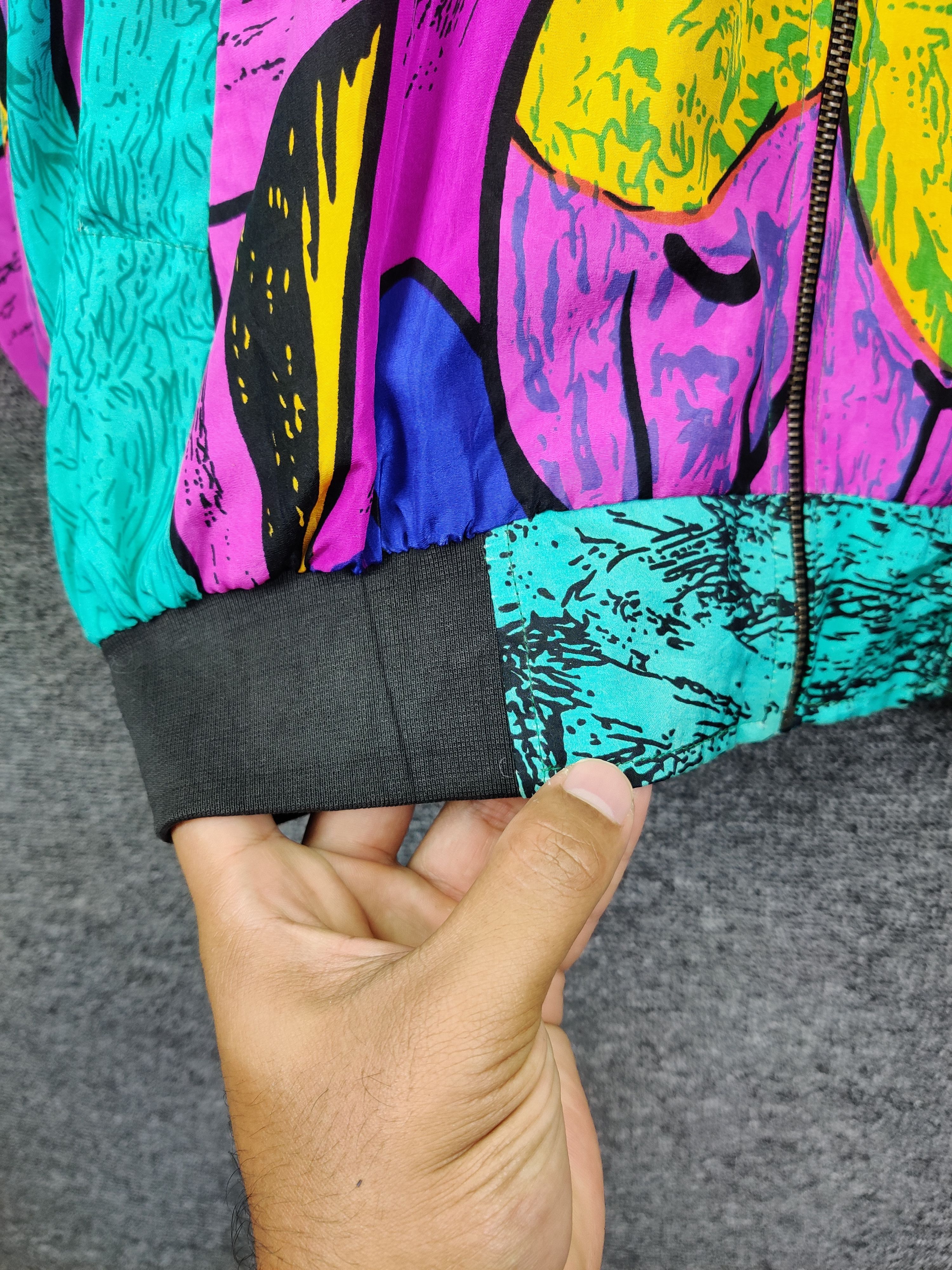 Vintage Vintage Picasso Silk Art Bomber Jacket Size US XL / EU 56 / 4 - 9 Thumbnail