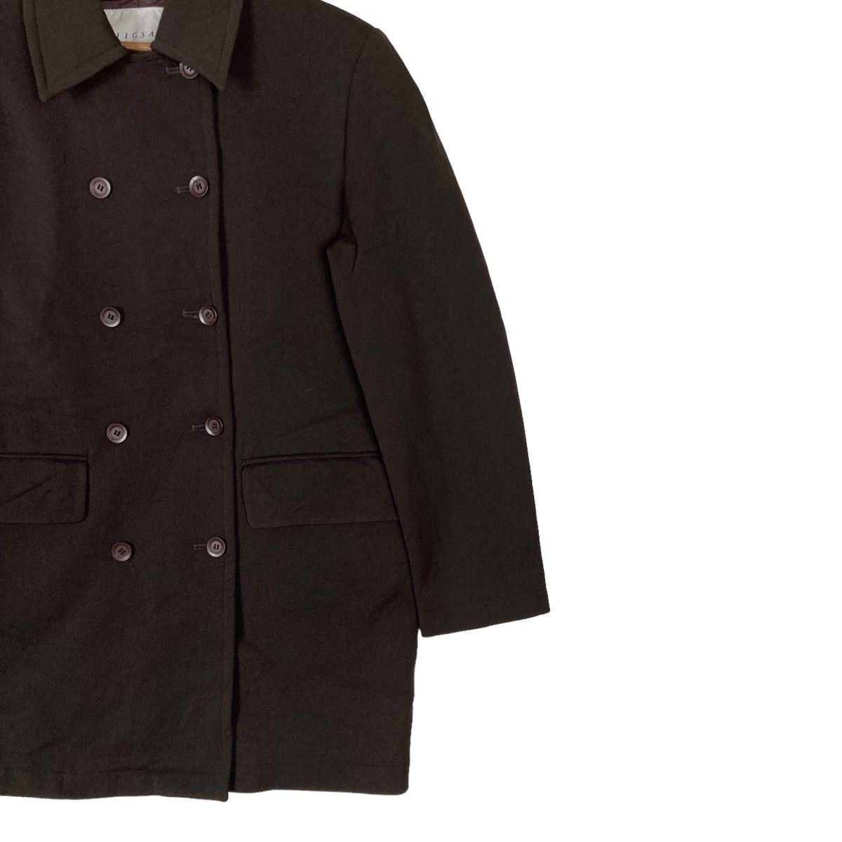 Jigsaw Vintage Jigsaw Double Breasted Womenswear Medium Long Coat Size M / US 6-8 / IT 42-44 - 3 Thumbnail