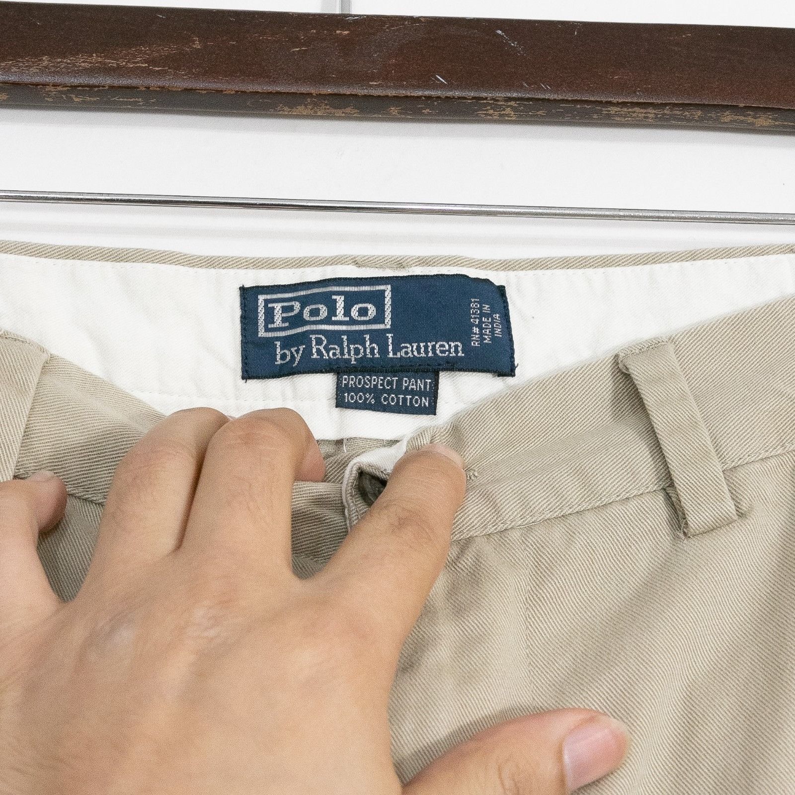 Polo Ralph Lauren Vintage 90s Polo Ralph Lauren Chino Pants 36x30 - Prospect Size US 36 / EU 52 - 5 Thumbnail