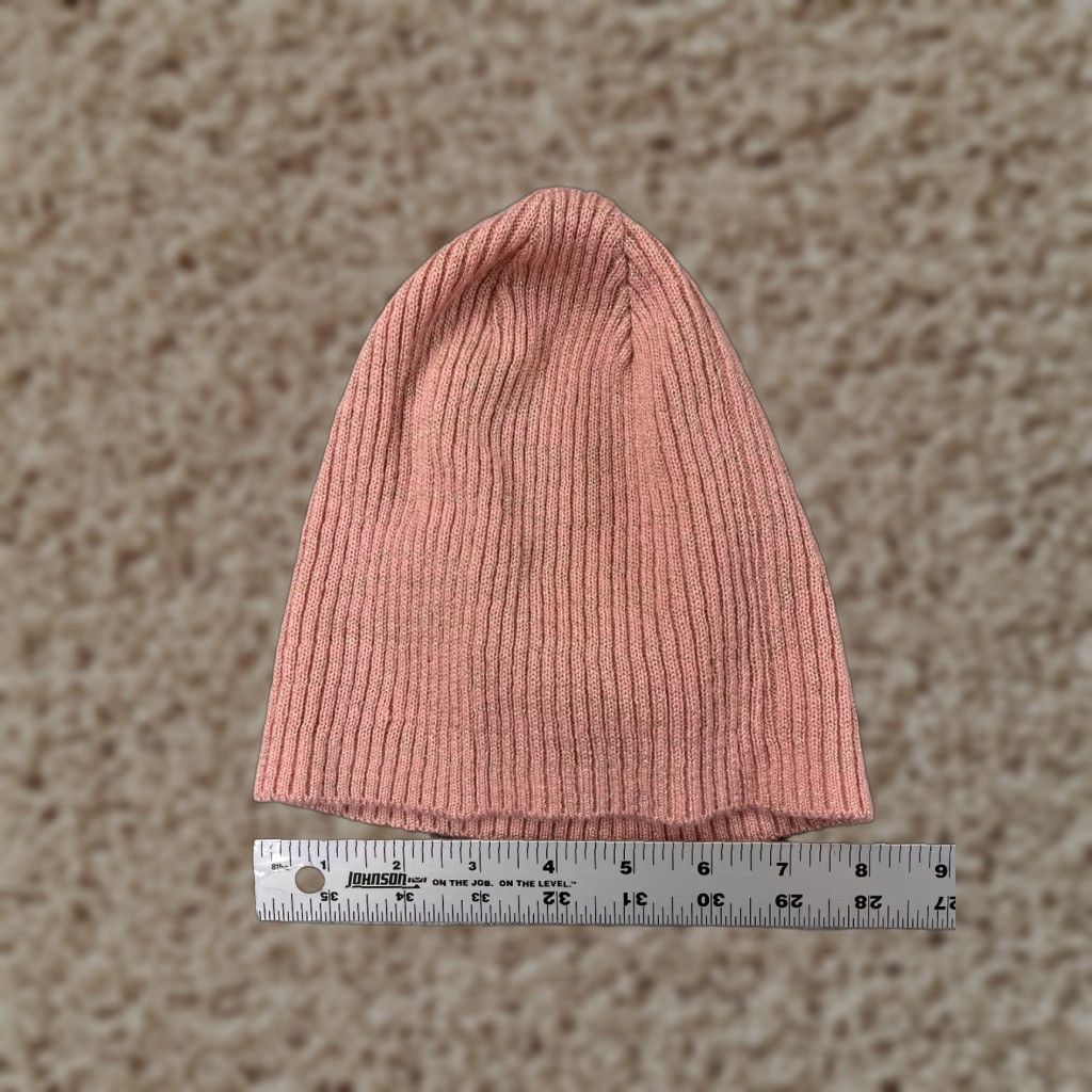 Vintage Wild Fable Beanie Toque Womens One Size Pink Sparkly Knit Polyester Blend Ski Hat Beanie Womens Size ONE SIZE - 1 Thumbnail