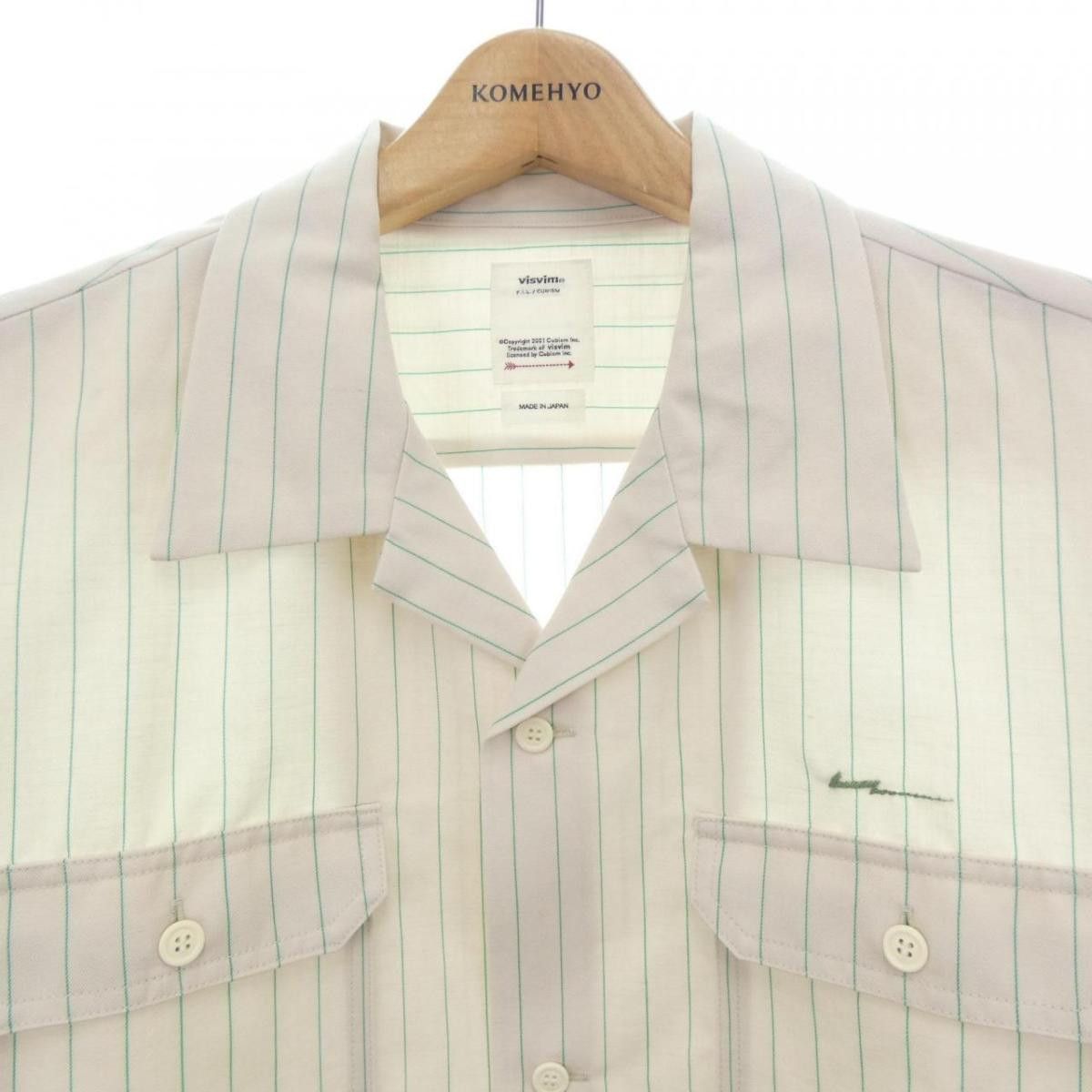 Visvim VISVIM 22SS CABAN WORK SHIRT S/S Wool Linen Size US L / EU 52-54 / 3 - 5 Thumbnail