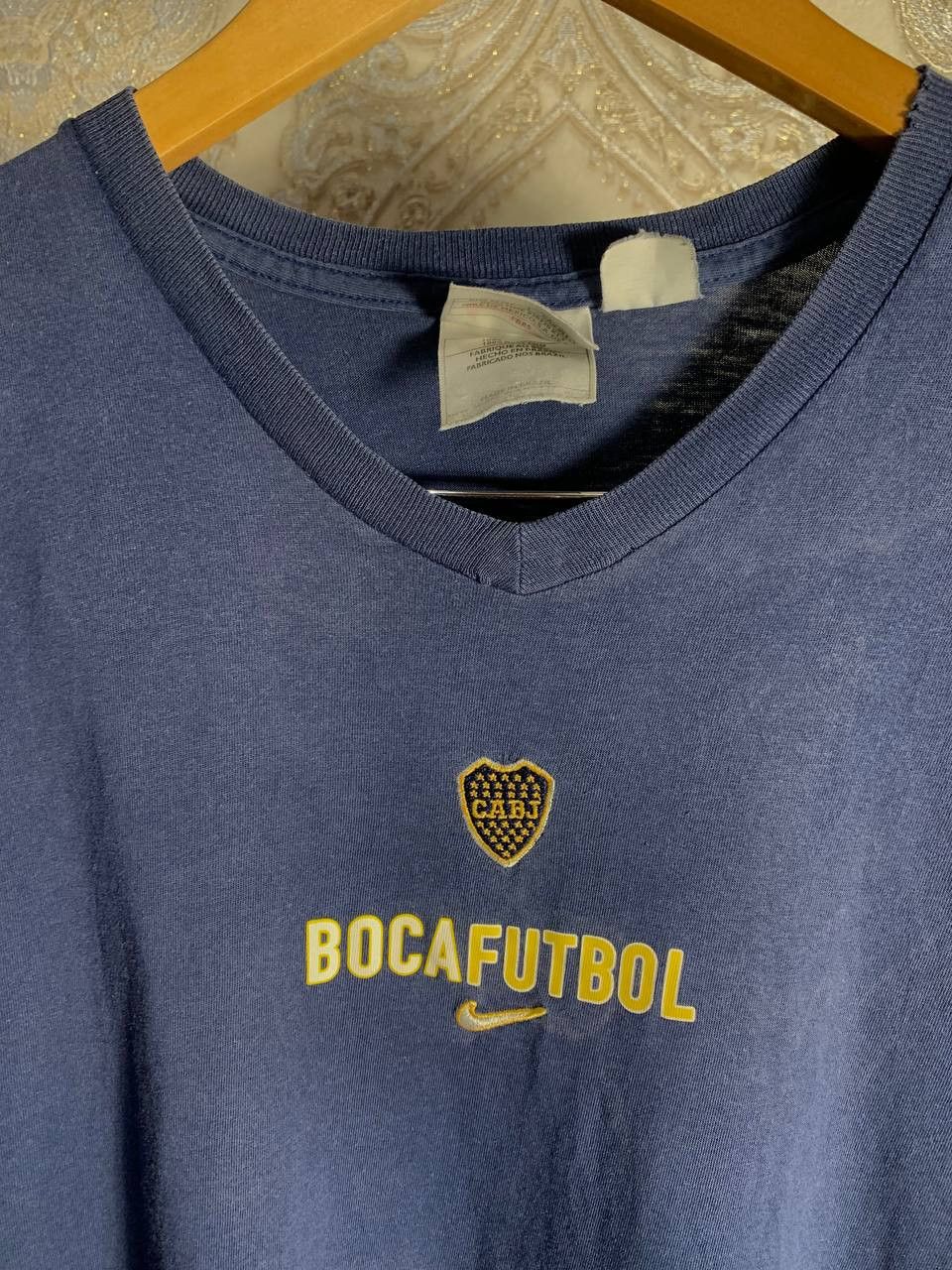 Nike Vintage Nike BOCA Argentina Retro Soccer Jersey T-Shirt 90s Size US XL / EU 56 / 4 - 3 Thumbnail