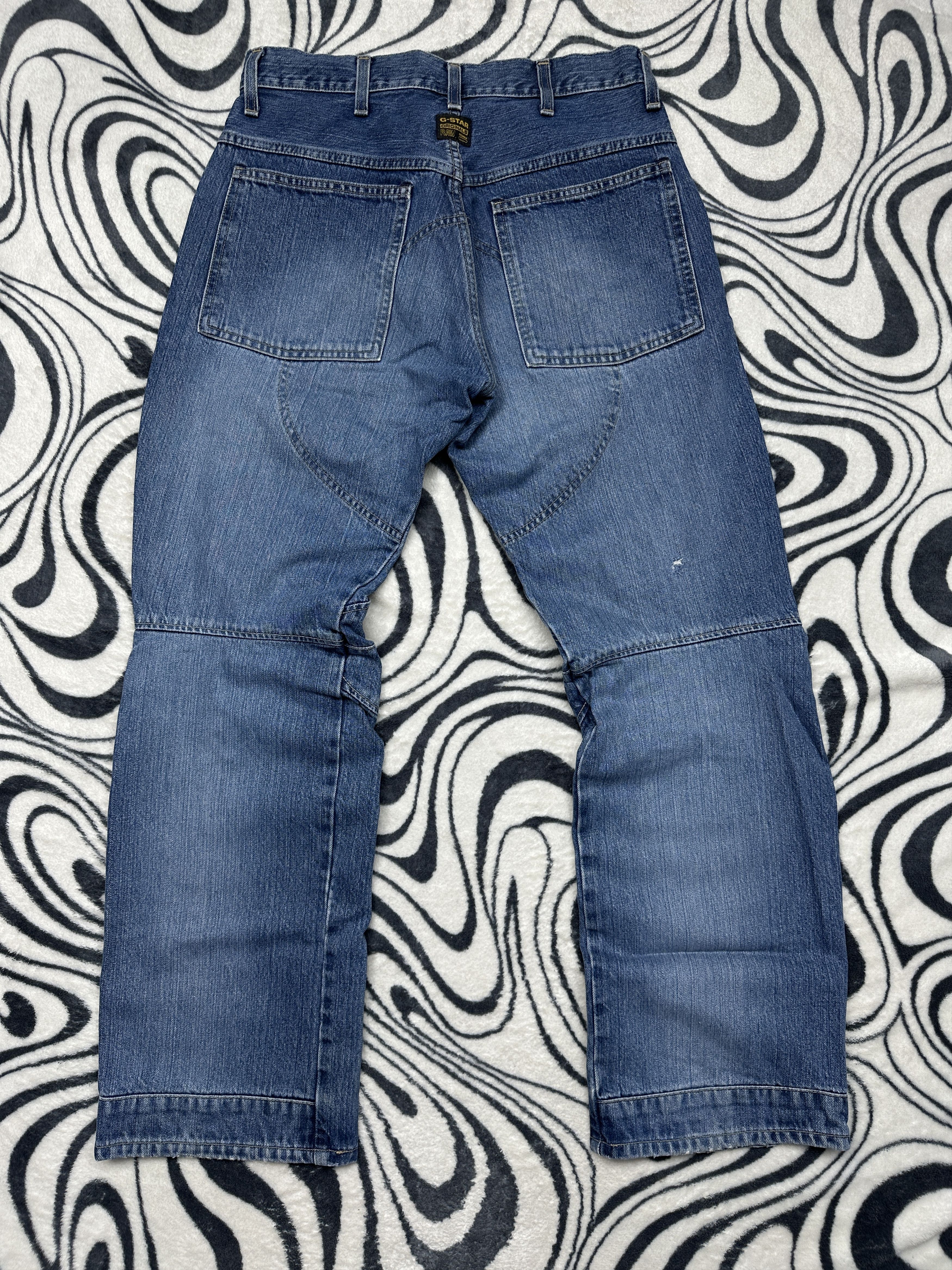 G-Star G Star Raw Elwood Mens Denim Pants Double Knee Jeans Size US 31 - 5 Thumbnail