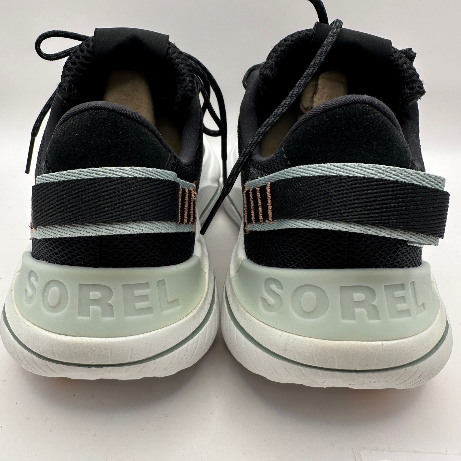 SOREL SOREL Women's 6.5 EXPLORER BLITZ LEISURE LACE Black/Blue Size US 6.5 / IT 36.5 - 4 Thumbnail