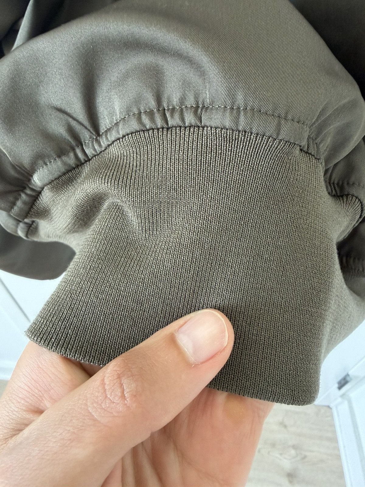 Auralee Auralee Bomber Jacket Silk Twill Blouson Olive Size 3 $1952 Size US S / EU 44-46 / 1 - 9 Thumbnail