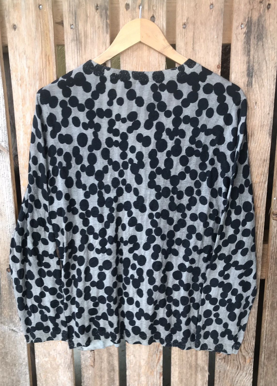 Marina Rinaldi Marina Sport Marina Rinaldi Polka Dot Cheetah Print Cardigan Size M / US 6-8 / IT 42-44 - 2 Thumbnail