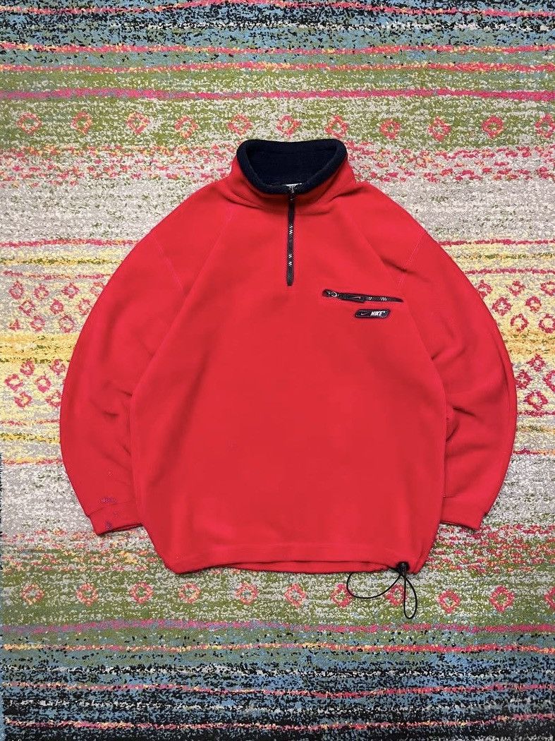 Nike × Vintage Vintage Nike Fleece Retro Sherpa Jacket Y2K S Size US S / EU 44-46 / 1 - 1 Thumbnail