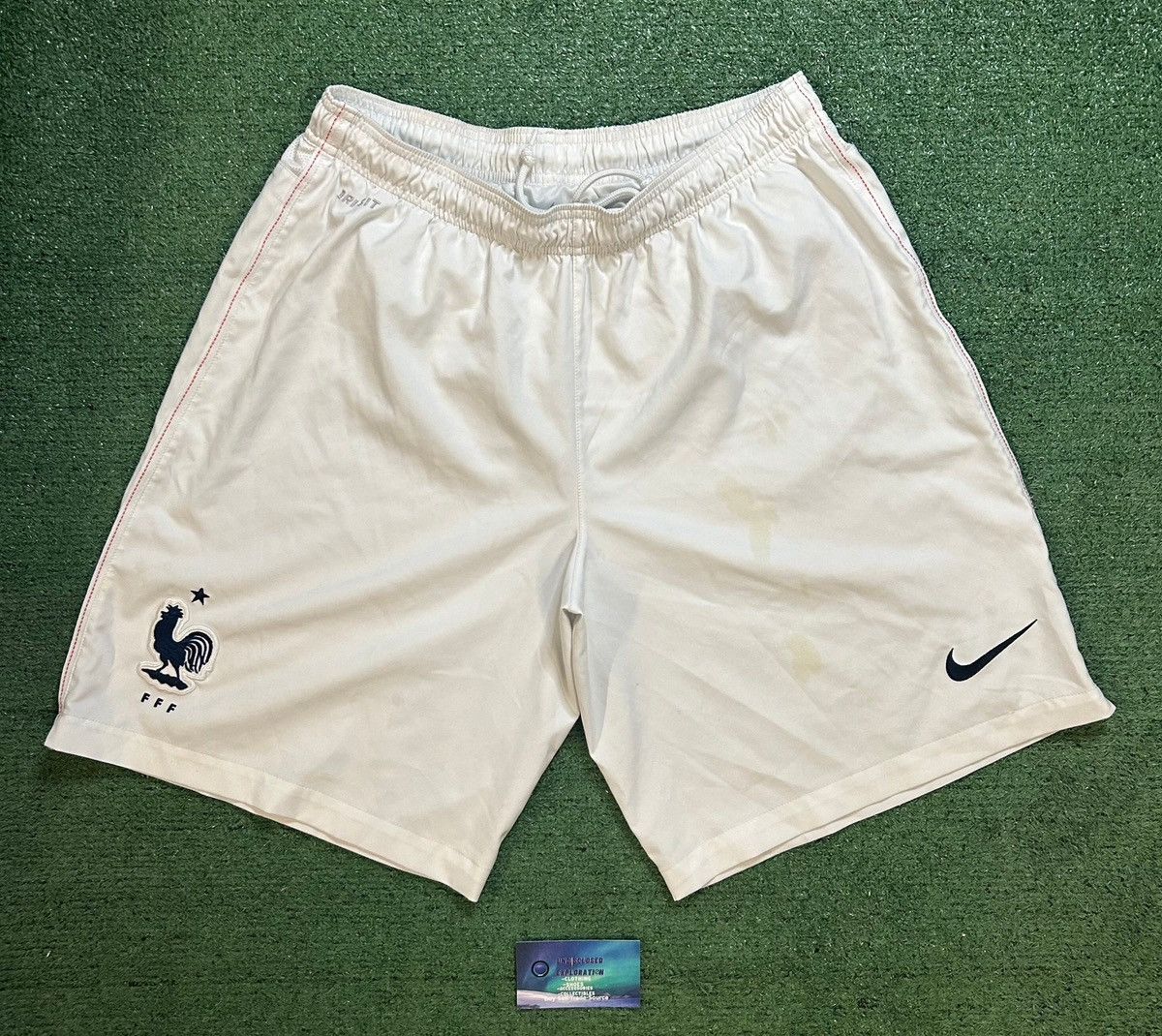 Nike Nike France 2014-2015 white soccer shorts Size US 36 / EU 52 - 1 Thumbnail
