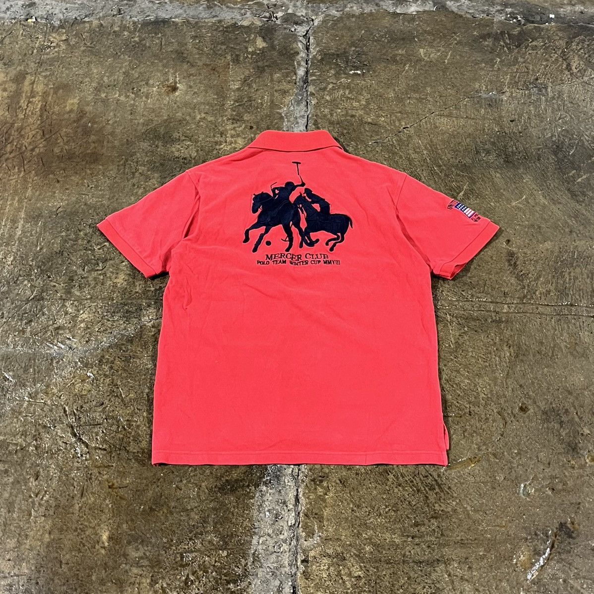 Polo Ralph Lauren × Vintage Crazy Polo Ralph Lauren Polo Club Shirt Embroidered Unique Size US S / EU 44-46 / 1 - 2 Thumbnail