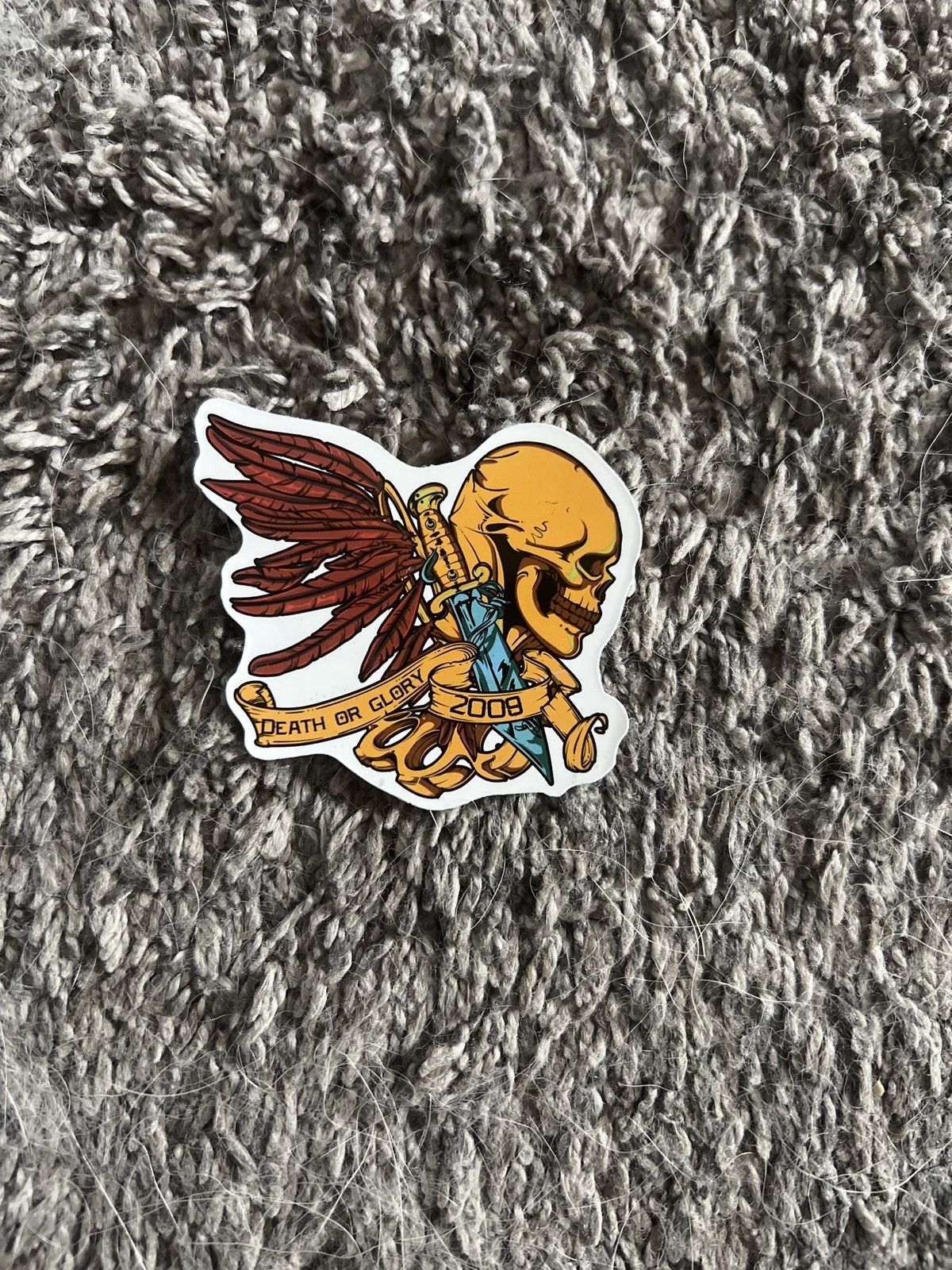 Hypebeast × Vintage Death Or Glory 2009 Sticker Size ONE SIZE - 1 Thumbnail