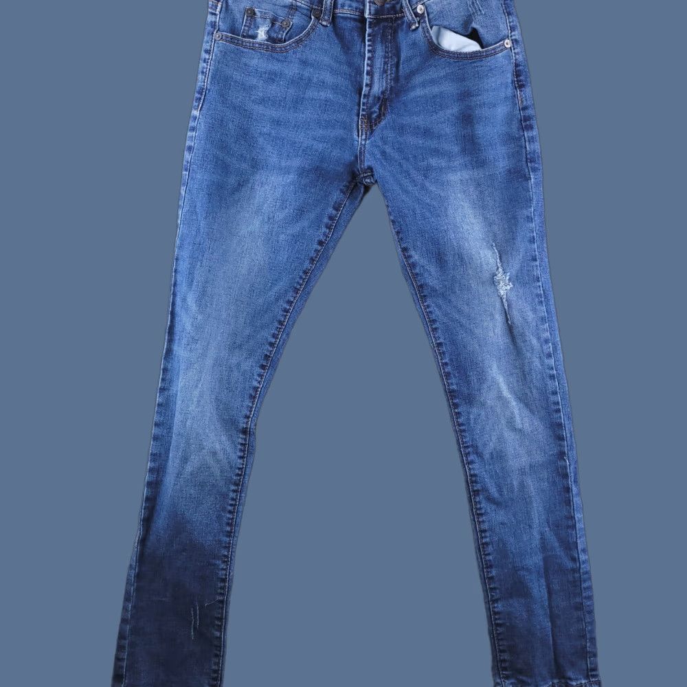 Vintage Aéropostale Jeans Mens 27x28 Blue Skinny Denim Pants Jeans Slim Men 27 Blue Skinny Denim 90s? (Wait) Size US 27 - 1 Thumbnail