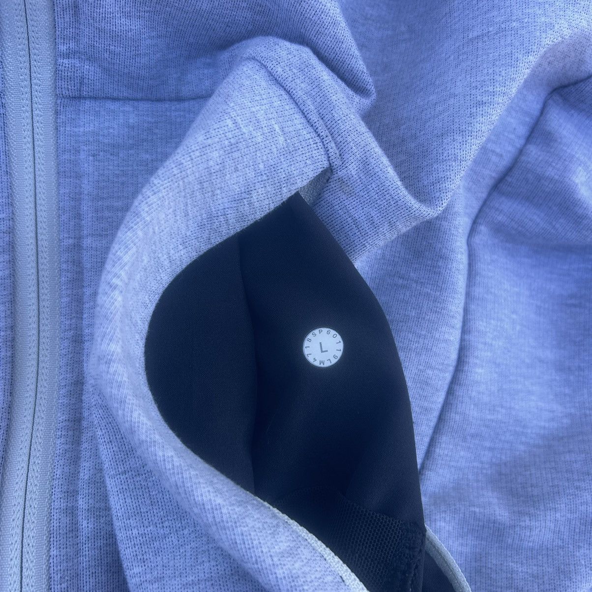 Lululemon Lululemon Men’s City Sweat Zip Hoodie Grey Athletic Size US L / EU 52-54 / 3 - 7 Thumbnail