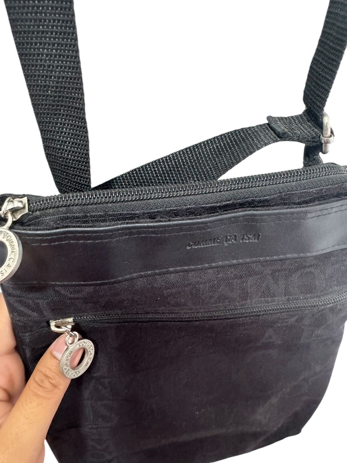 Comme Ca Ism × Japanese Brand SHOULDER BAG SACOCHE COMME CA ISM MONOGRAM EMBROIDERY LOGO Size ONE SIZE - 7 Thumbnail