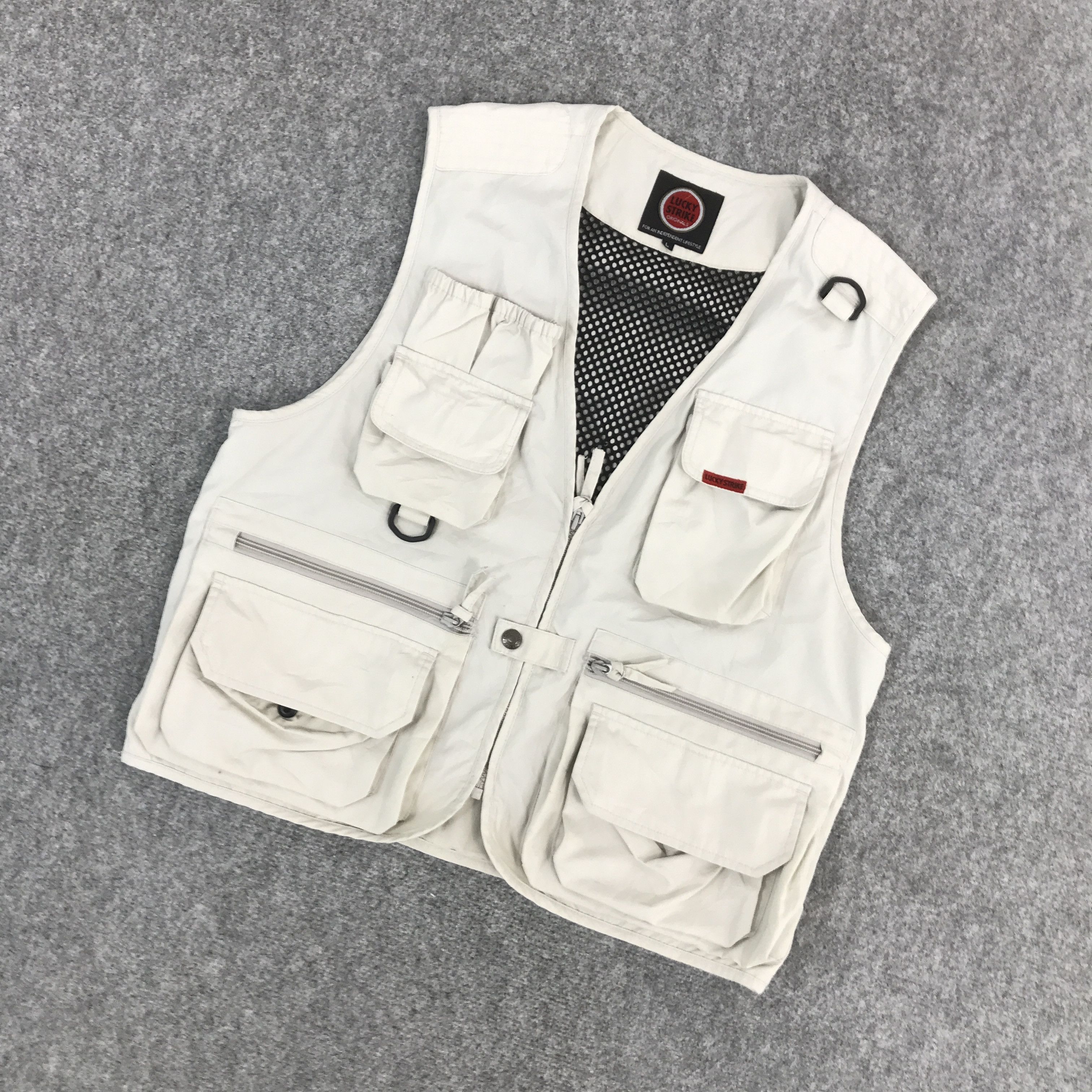 Japanese Brand LUCKY STRIKE TACTICS POCKET VEST JACKET Size US L / EU 52-54 / 3 - 5 Thumbnail