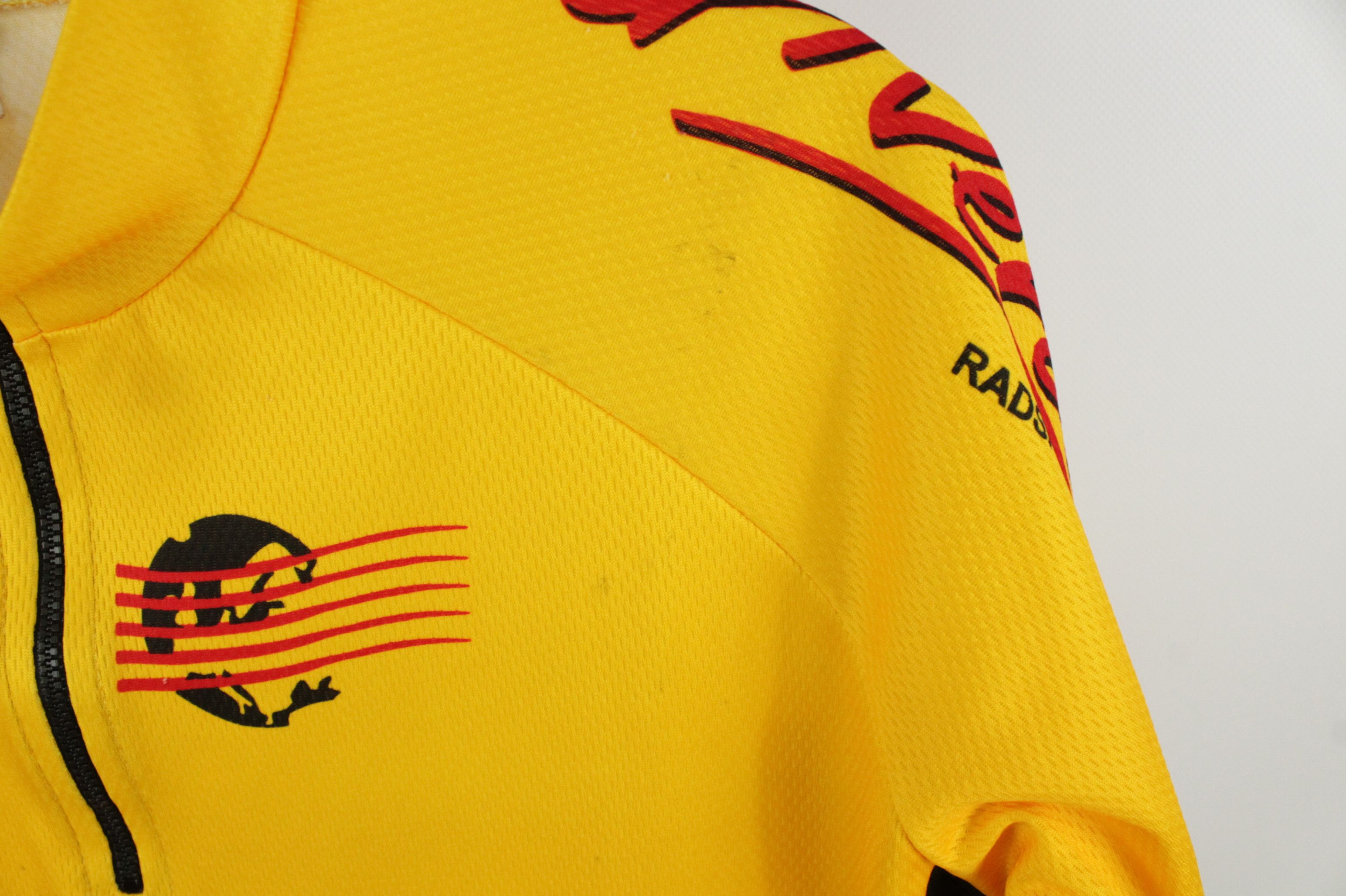 Vintage Vintage Castelli Yellow Cycling Jersey Size US L / EU 52-54 / 3 - 3 Thumbnail