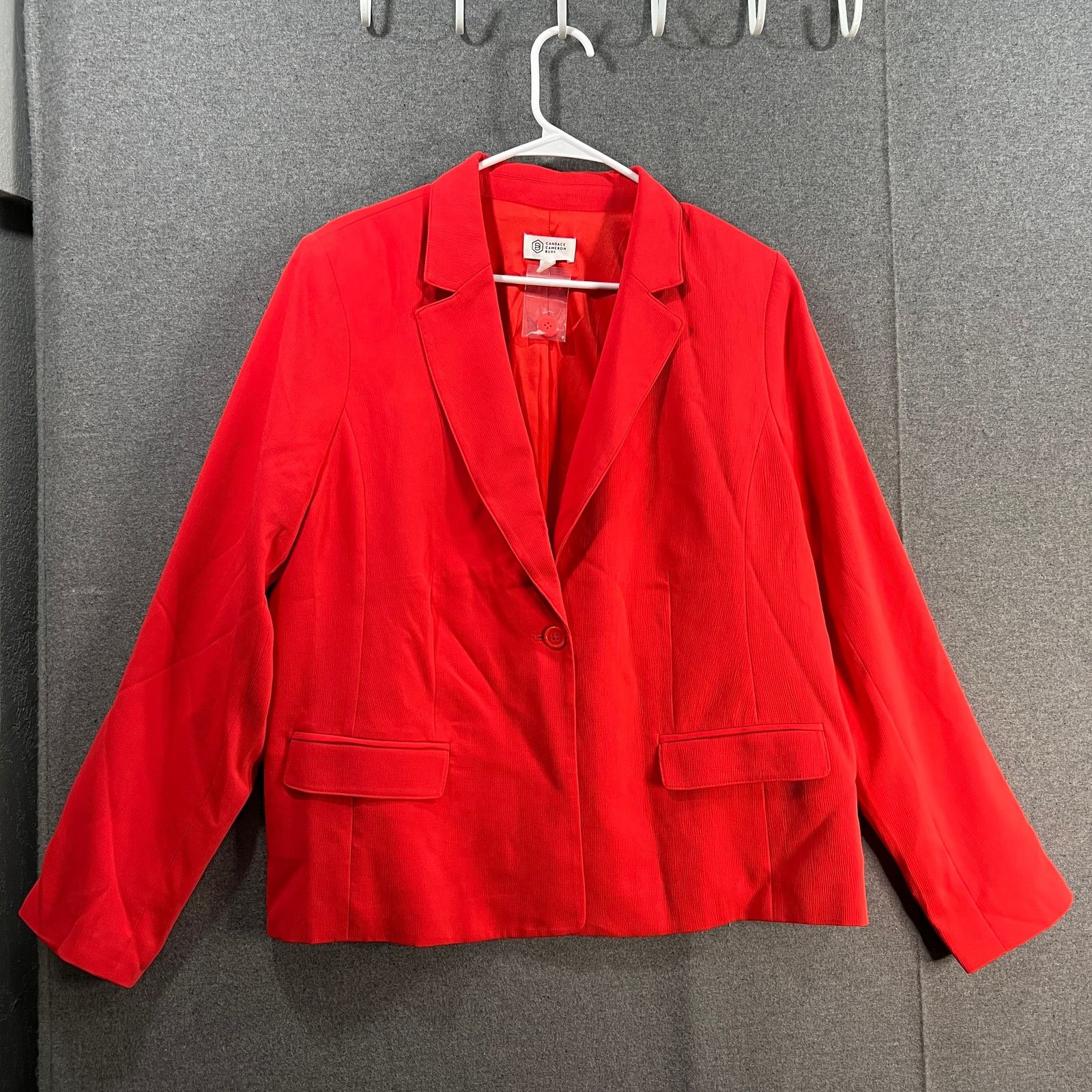 Other Candace Cameron Bure Suits Womens Regular Blazer Red Size L / US 10 / IT 46 - 1 Thumbnail