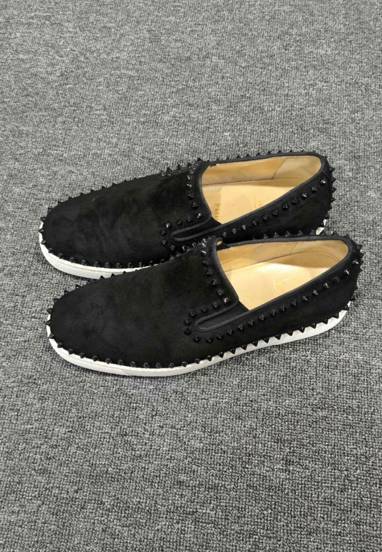 Christian Louboutin Christian Louboutin Suede Red Lowtop Sneakers 9.5 Men Size US 9.5 / EU 42-43 - 1 Thumbnail