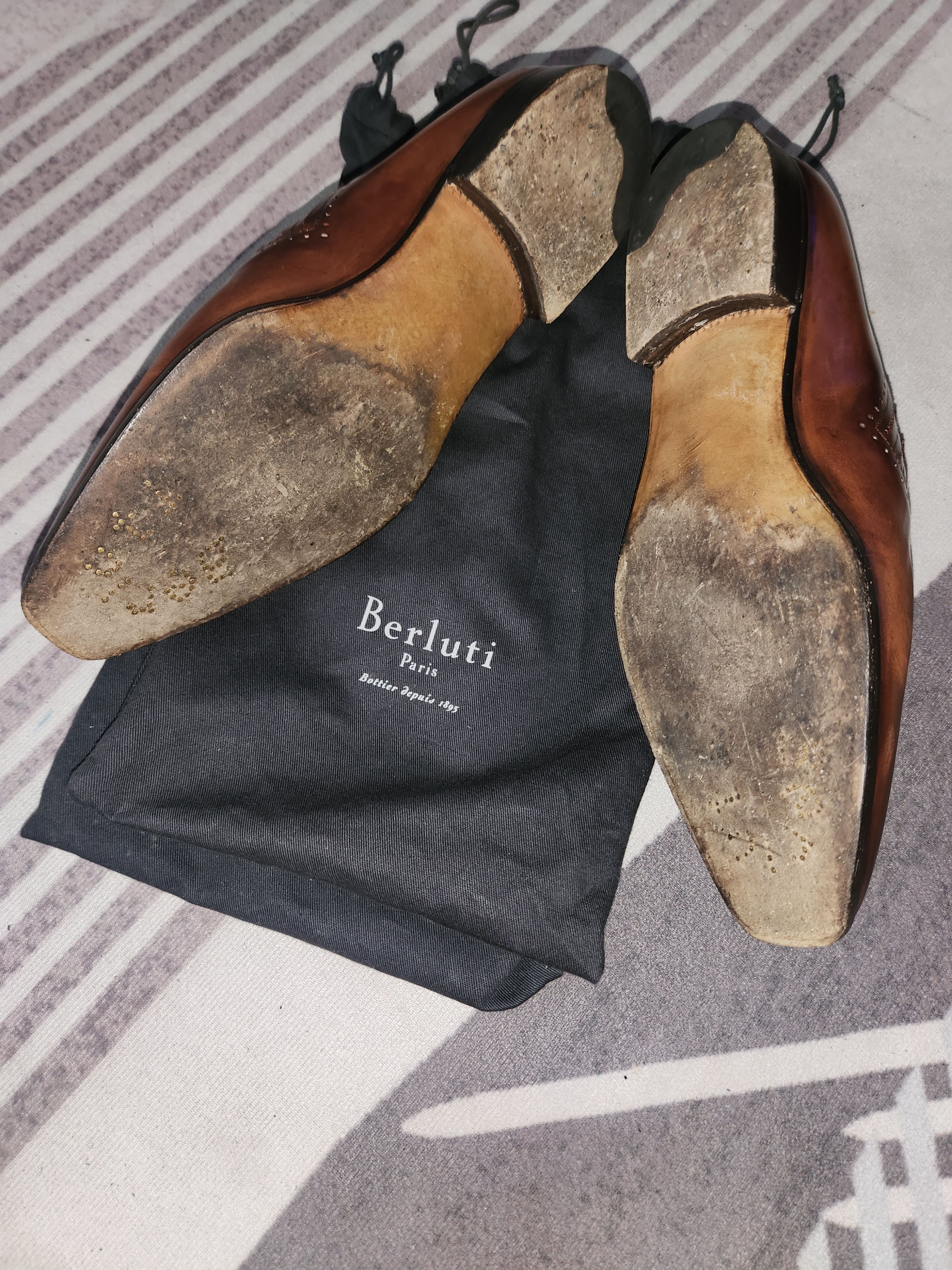 Berluti Berluti Alessandro Leather Shoes Venezia Size US 10.5 / EU 43-44 - 8 Thumbnail