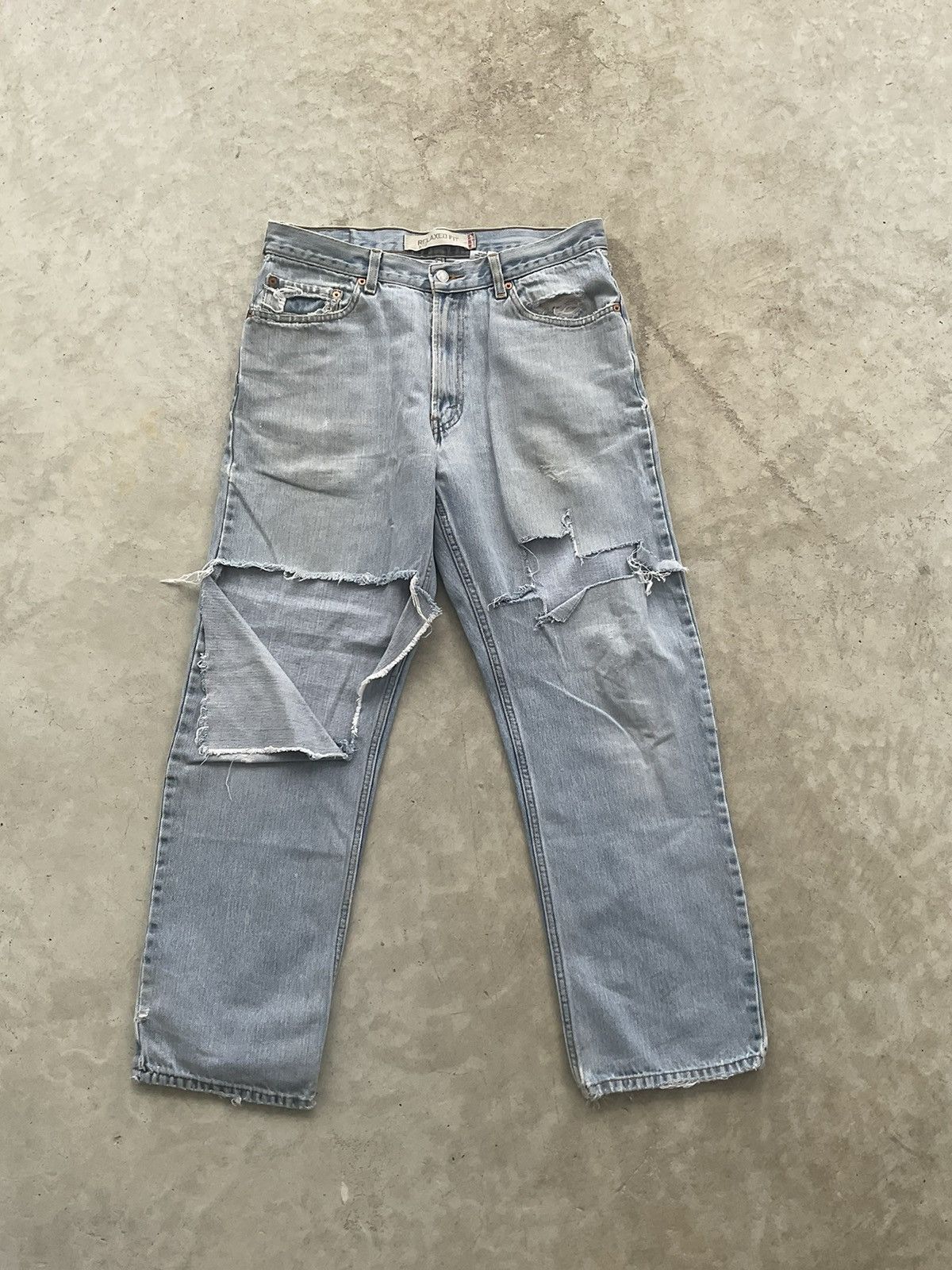 Levi's Vintage Clothing distressed 550 levi’s Size US 34 / EU 50 - 1 Thumbnail