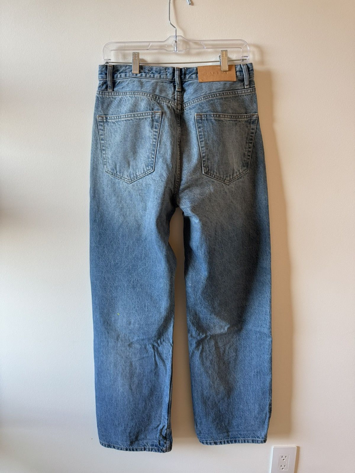 Other I And Me Selvedge Wide Leg Jeans - Vintage Wash Size US 30 / EU 46 - 4 Thumbnail