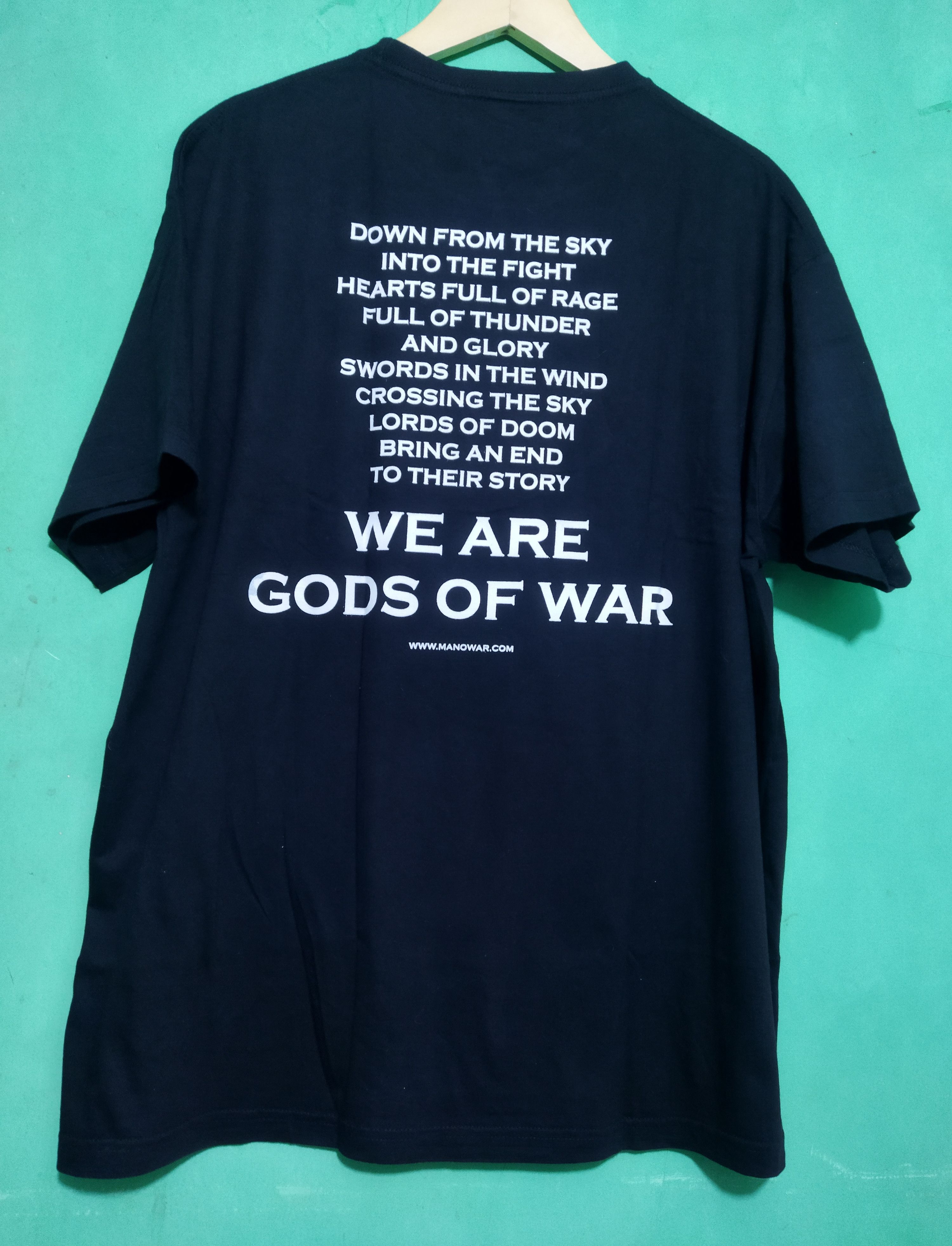 Band Tees MANOWAR gods of war Size US XXL / EU 58 / 5 - 2 Thumbnail