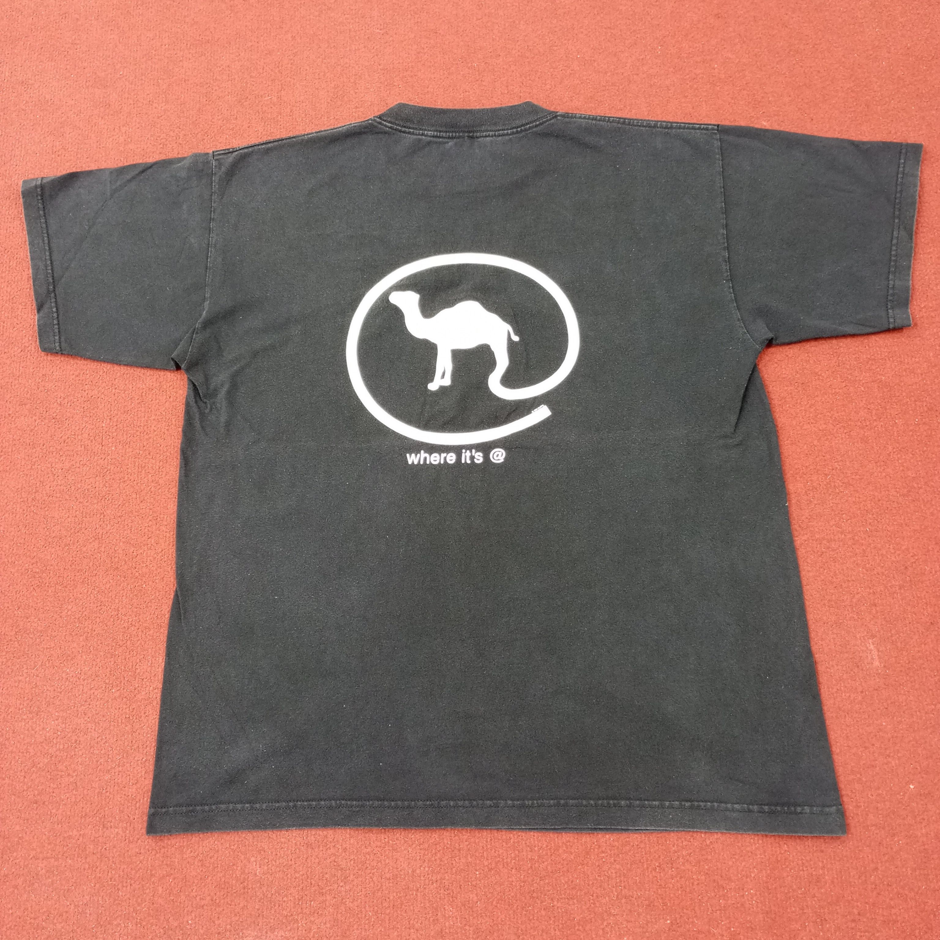 Vintage Camel Design Style Streetwear Tshirt c239n5