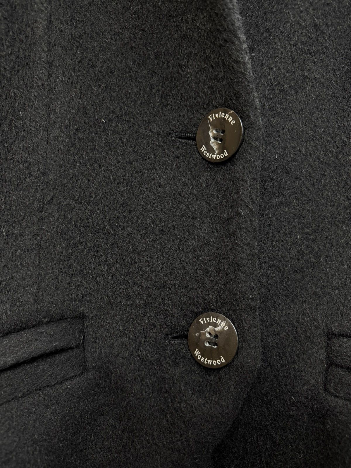Vivienne Westwood Vivienne Westwood Red Label Black Wool Mohair Coat Size 46 Size M / US 6-8 / IT 42-44 - 7 Thumbnail