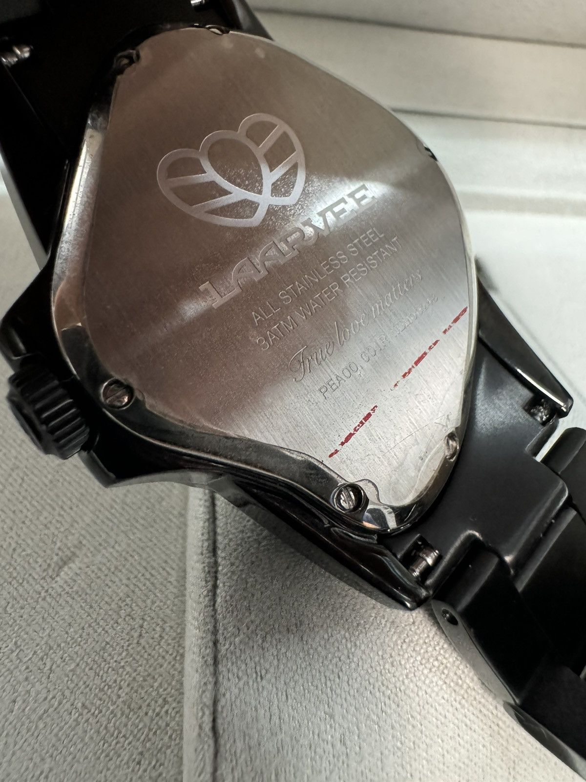 LAARVEE LAARVEE PEA001R (LIMITED) PVD BLK: BLACK BEZEL & BLACK DIAL Size ONE SIZE - 13 Thumbnail