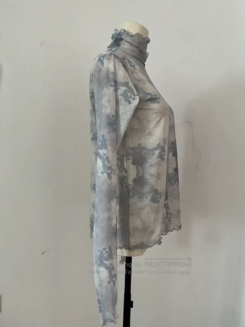 Vivienne Tam vivienne tam Dragon print tulle blouse Size XS / US 0-2 / IT 36-38 - 5 Thumbnail